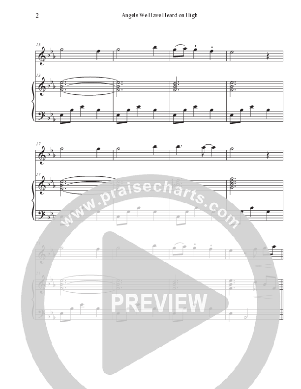 Angels We Have Heard On High (Instrumental) Piano/Flute Duet (Foster Music Group / Arr. Marty Parks)