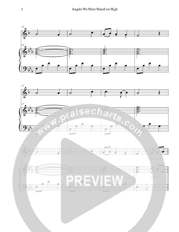 Angels We Have Heard On High (Instrumental) Piano/Trumpet Duet (Foster Music Group / Arr. Marty Parks)