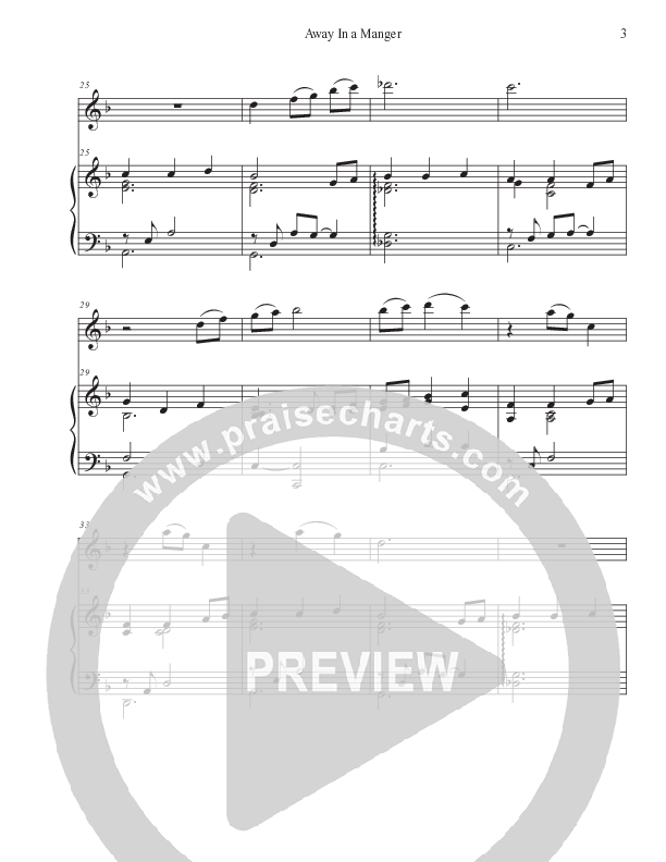 Away In A Manger (Instrumental) Piano/Violin Duet (Foster Music Group / Arr. Marty Parks)