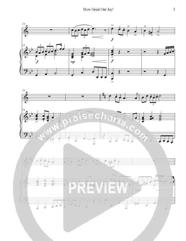 How Great Our Joy (Instrumental) Piano/Trumpet Duet (Foster Music Group / Arr. Marty Parks)