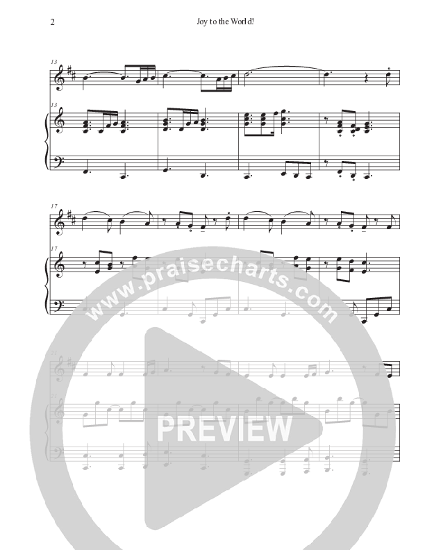 Joy To The World (Instrumental) Piano/Trumpet Duet (Foster Music Group / Arr. Marty Parks)