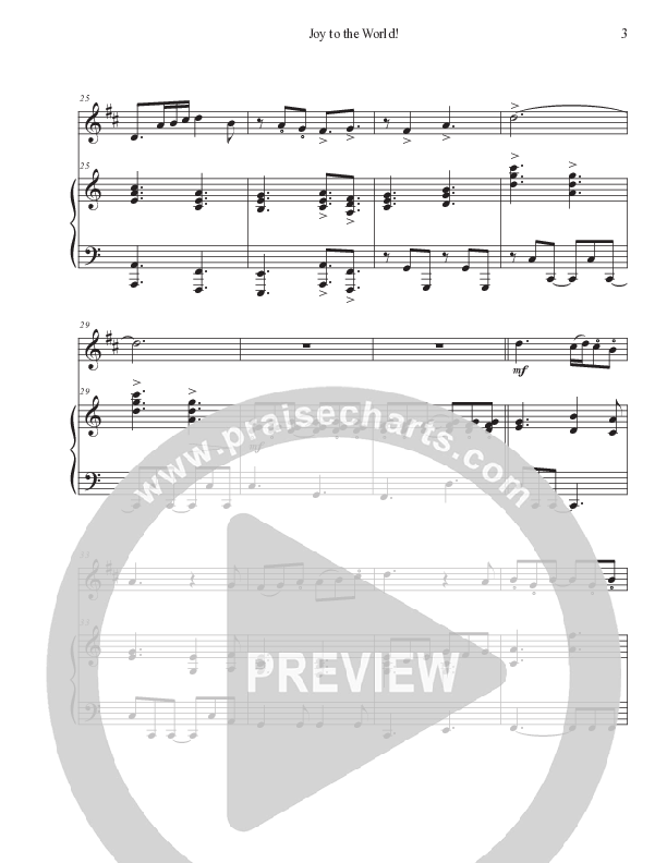 Joy To The World (Instrumental) Piano/Trumpet Duet (Foster Music Group / Arr. Marty Parks)