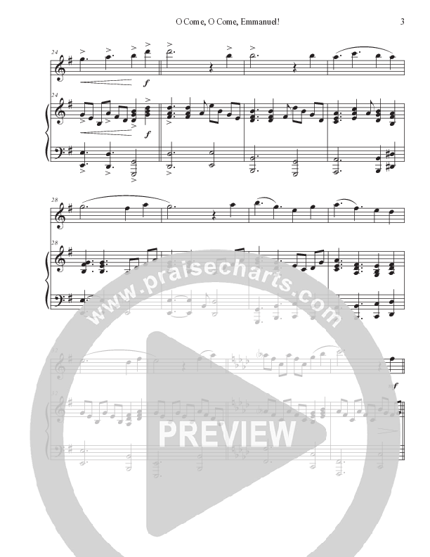 O Come O Come Emmanuel (Instrumental) Piano/Flute (Foster Music Group / Arr. Marty Parks)