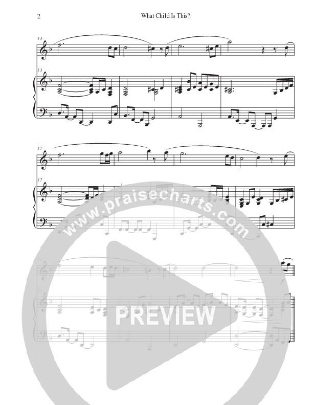What Child Is This (Instrumental) Piano/Flute (Foster Music Group / Arr. Marty Parks)