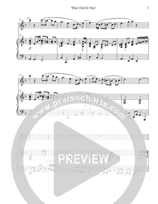 What Child Is This (Instrumental) Piano/Flute Duet (Foster Music Group / Arr. Marty Parks)