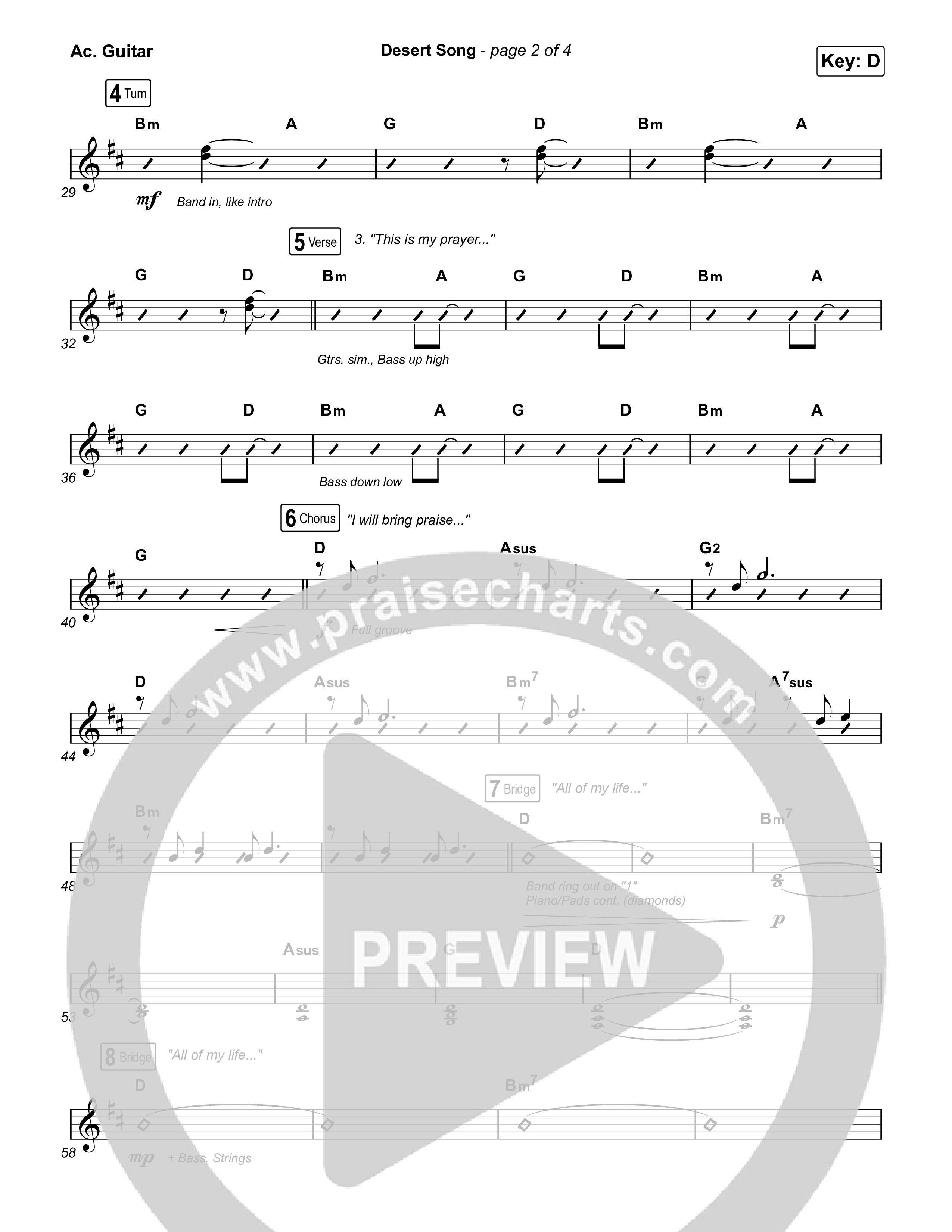 Desert Song Acoustic Guitar (Brooke Ligertwood)