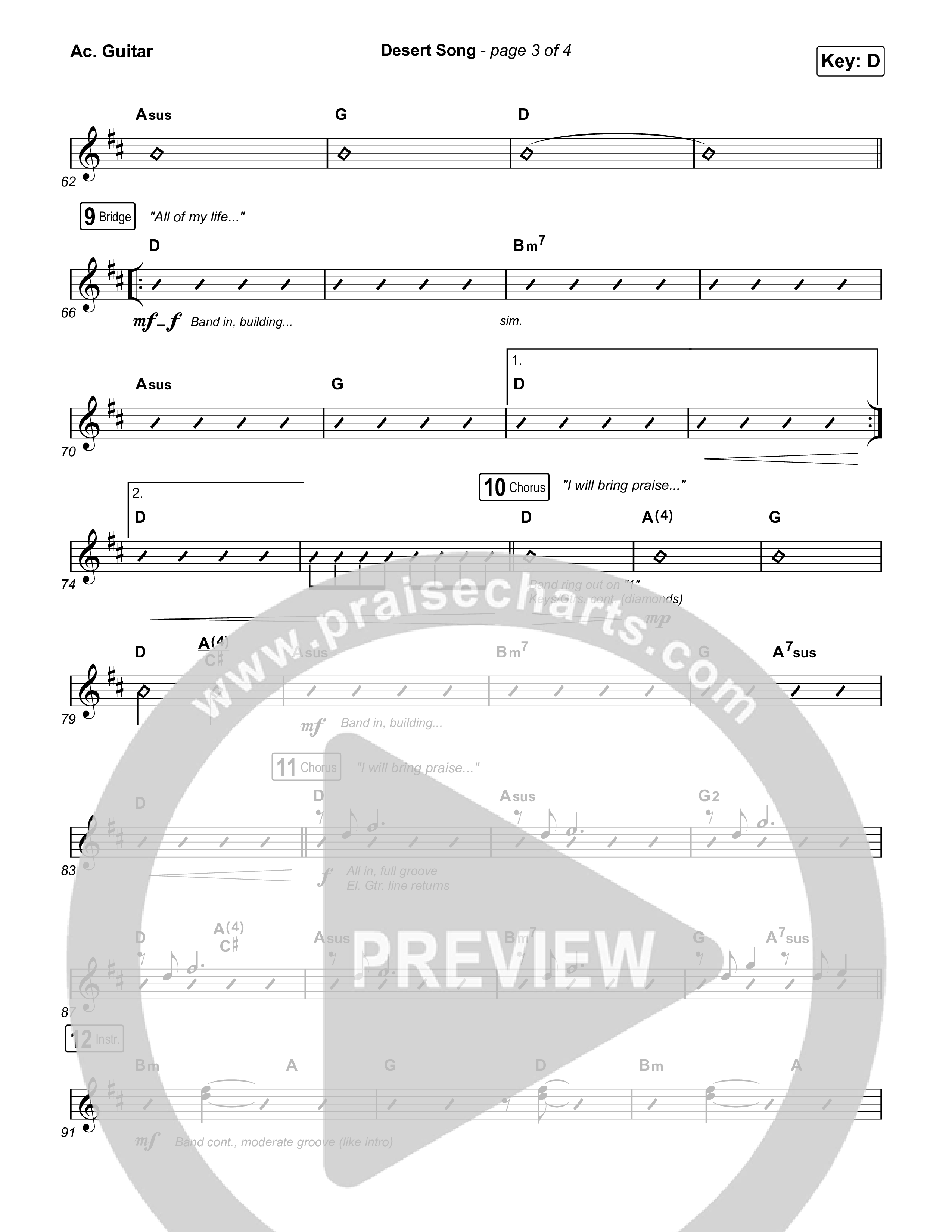 Desert Song Acoustic Guitar (Brooke Ligertwood)