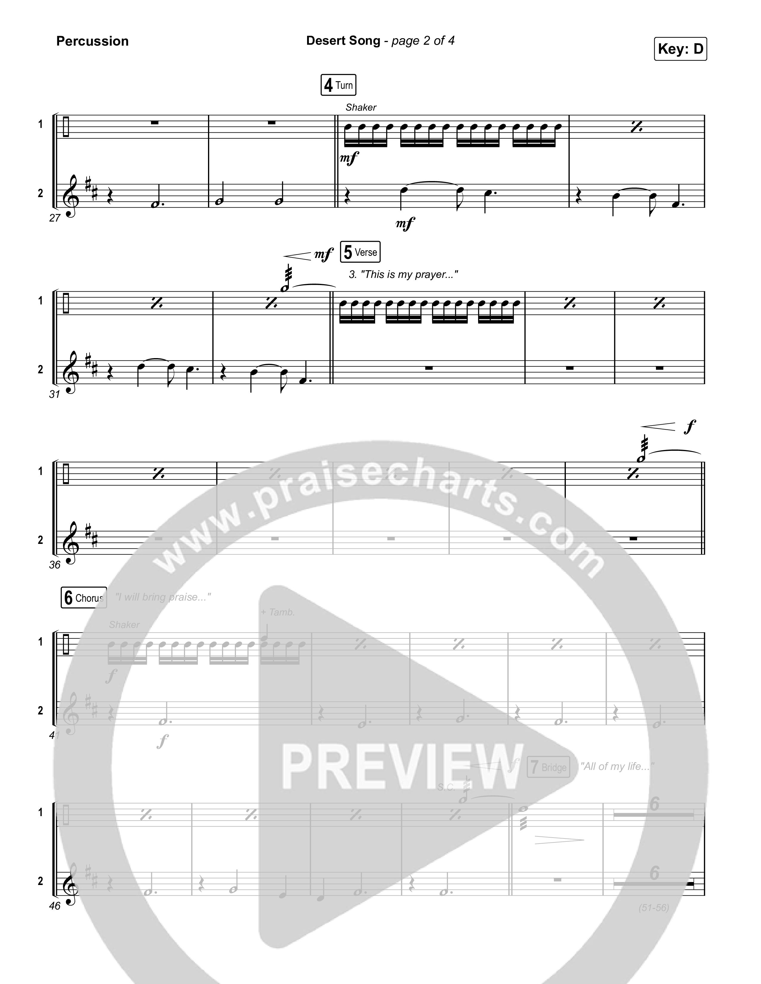 Desert Song Percussion (Brooke Ligertwood)