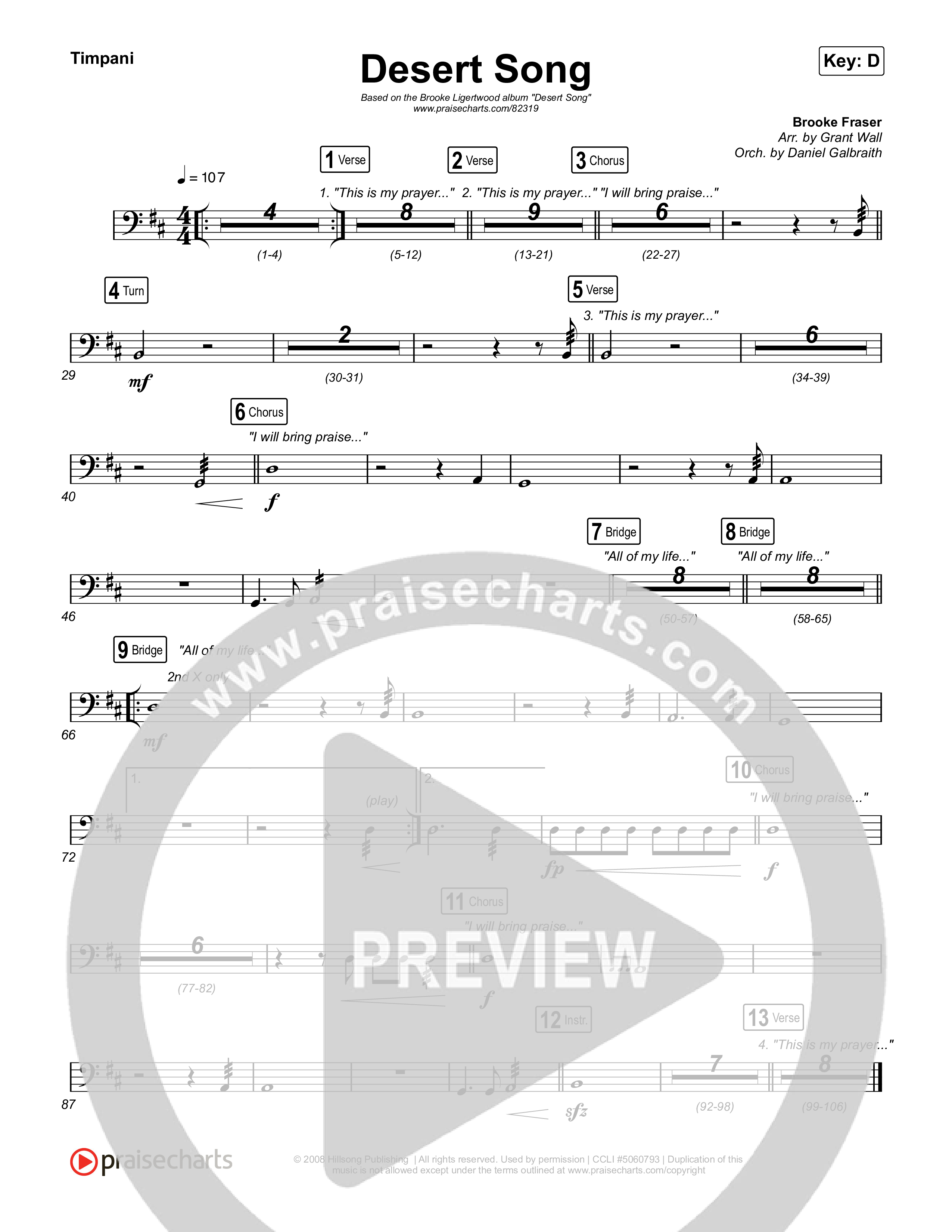 Desert Song Timpani (Brooke Ligertwood)