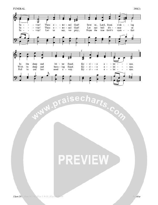 Though in the Midst of Life We Be Hymn Sheet (SATB) (Traditional Hymn)