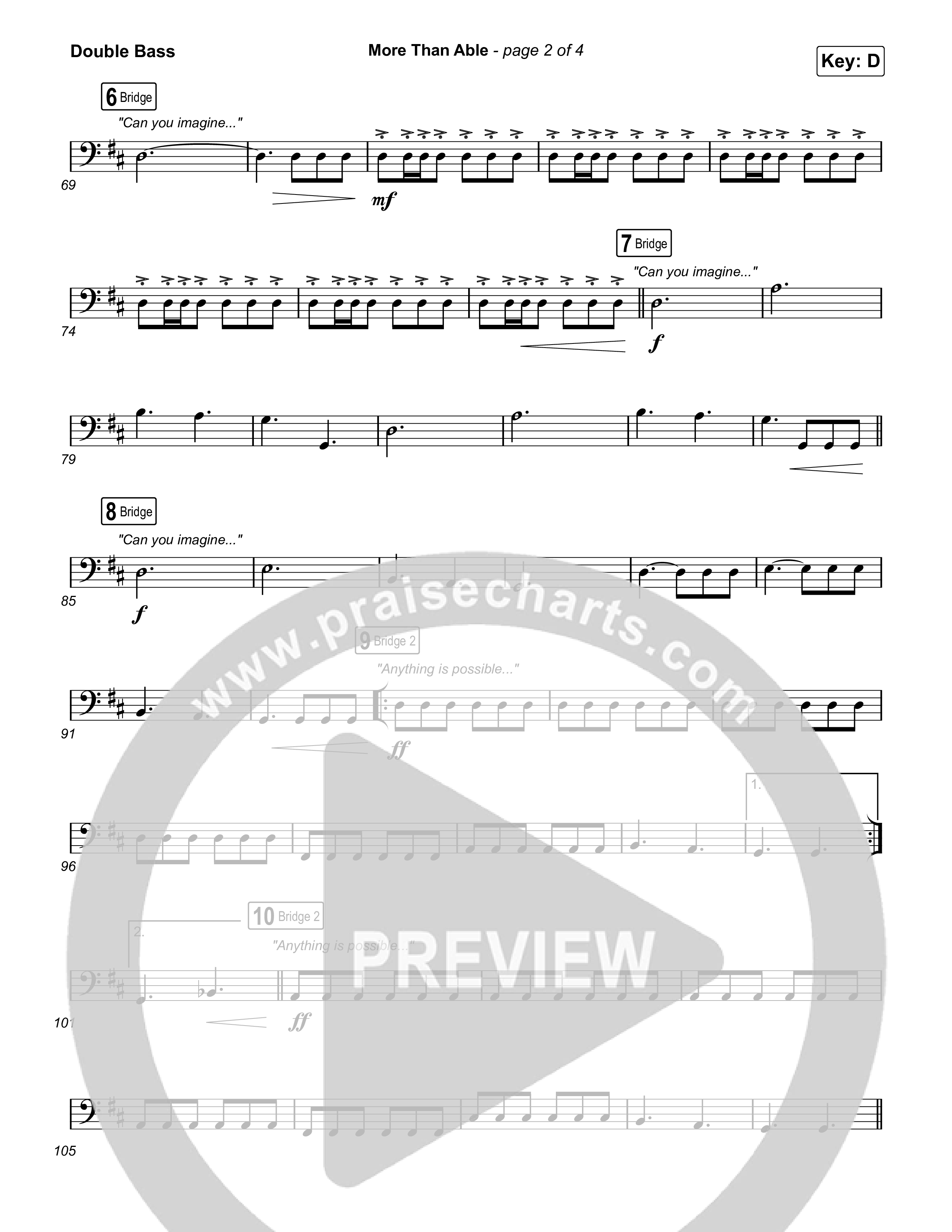 More Than Able String Bass (Maverick City Music / Tasha Cobbs Leonard)