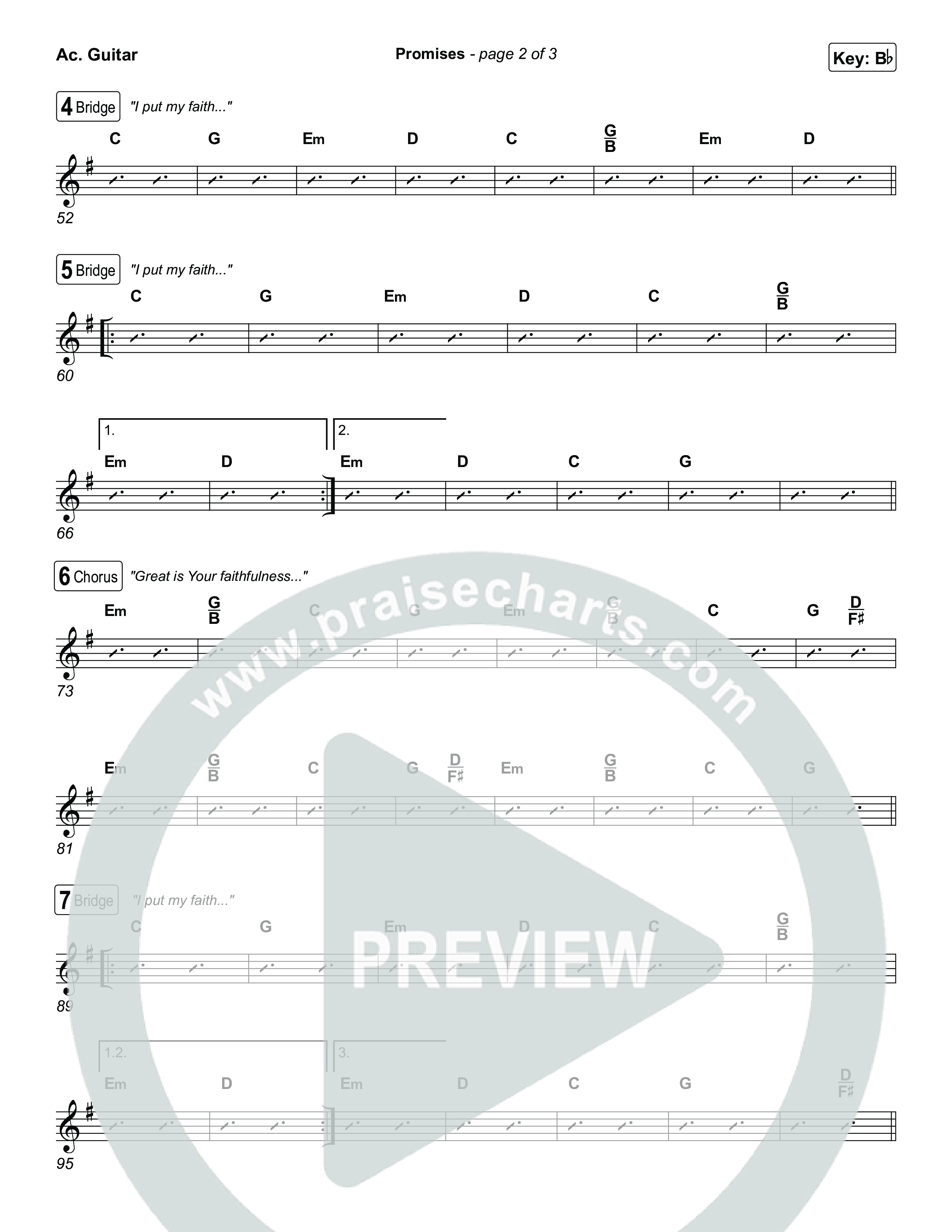 Promises Acoustic Guitar (Maverick City Music)