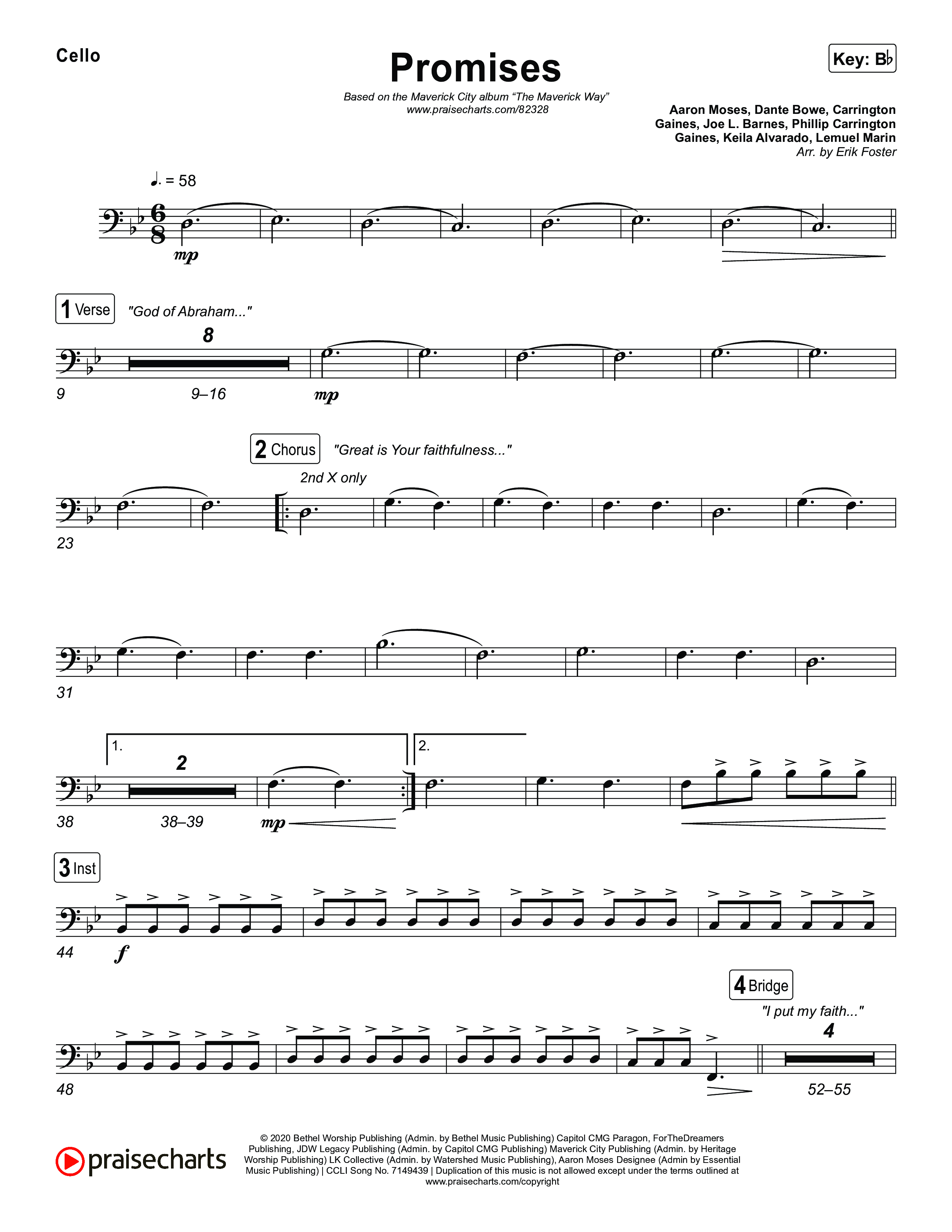 Promises Cello (Maverick City Music)