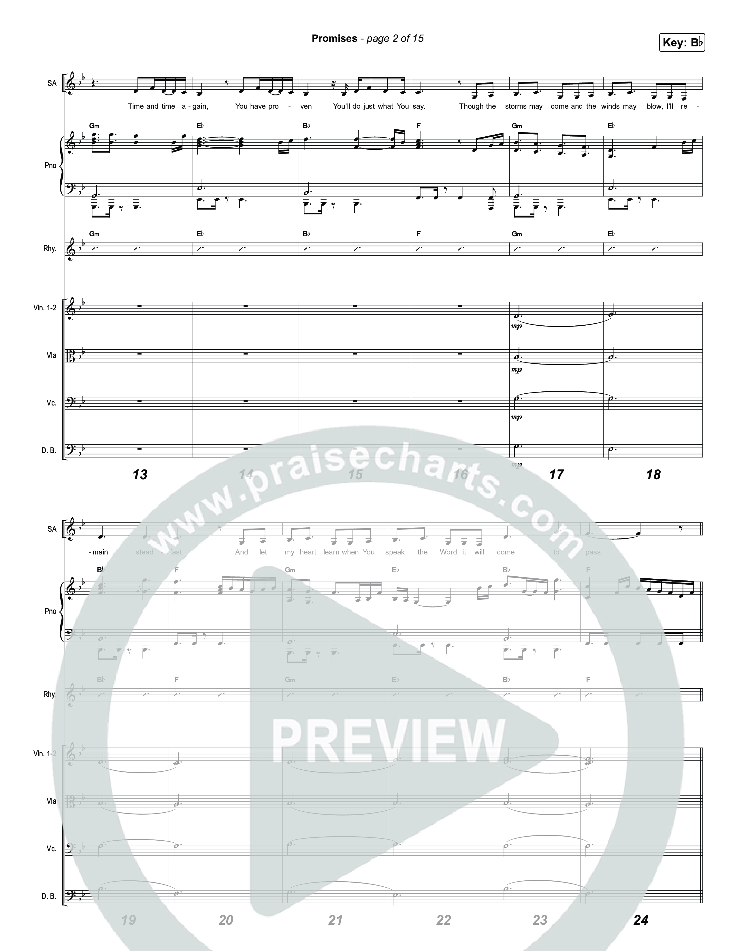 Promises Conductor's Score (Maverick City Music)