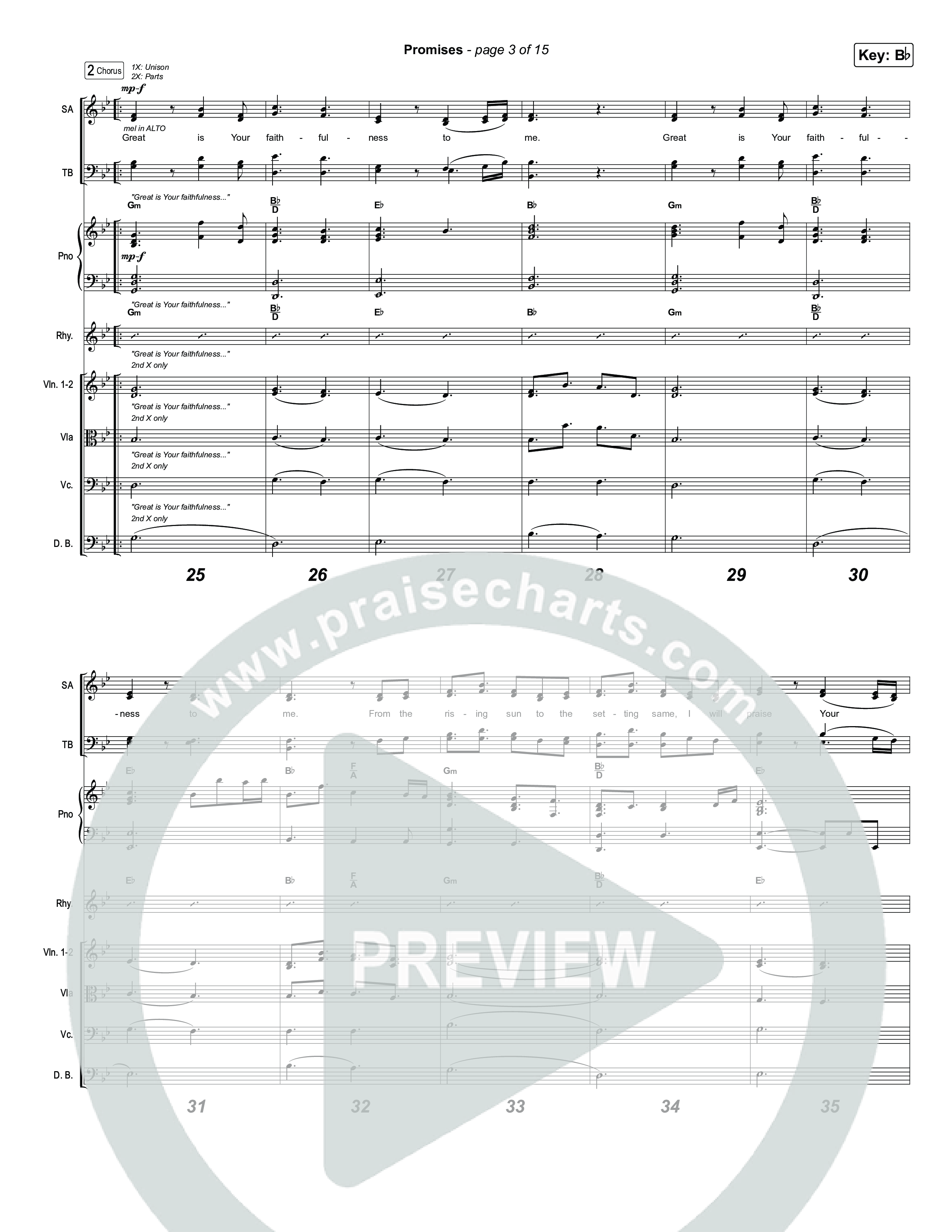 Promises Conductor's Score (Maverick City Music)