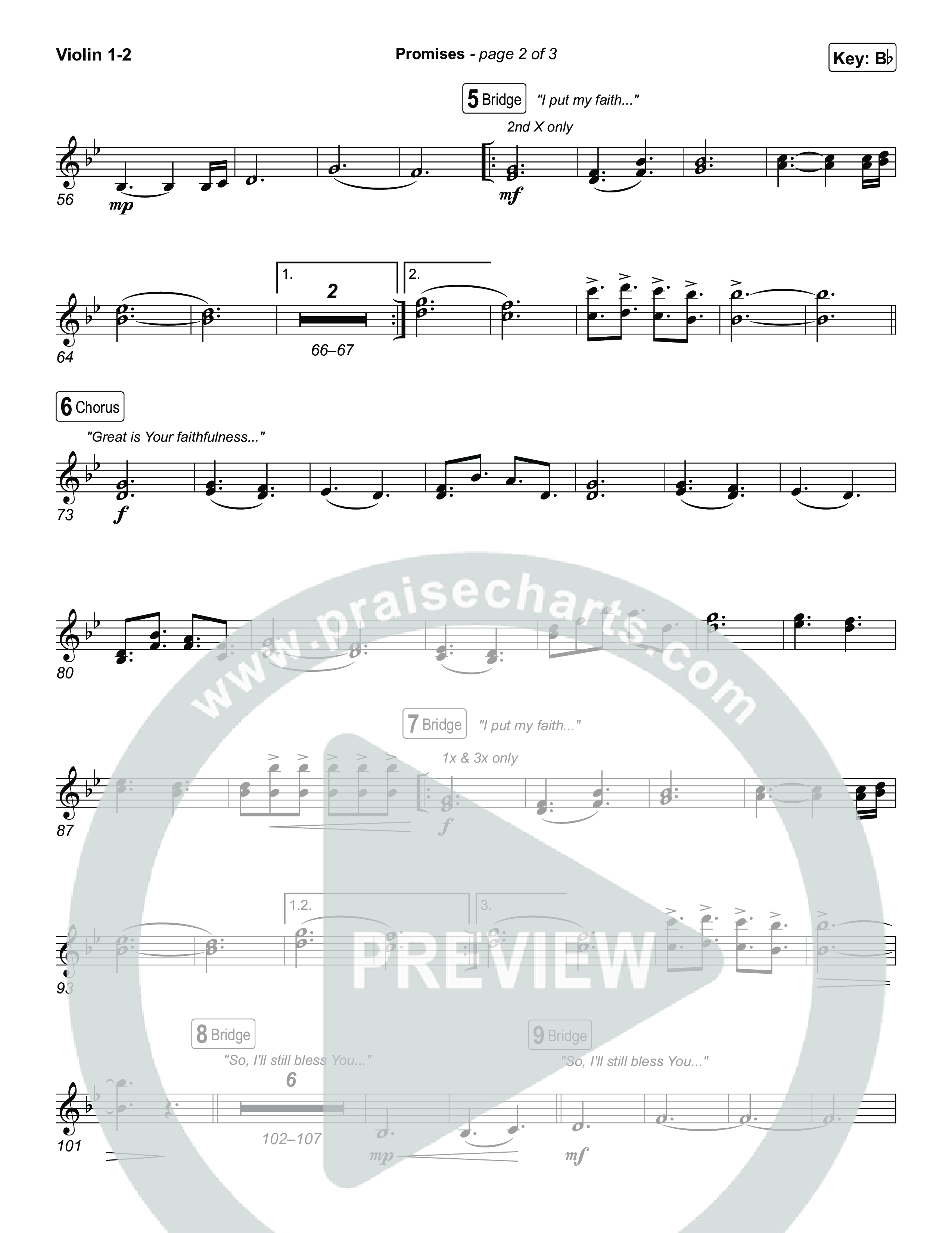 Promises Violin 1,2 (Maverick City Music)