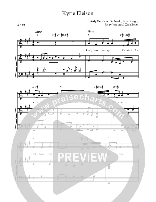 Kyrie Eleison Rhythm/Vocal (Village Lights / Ike Ndolo)