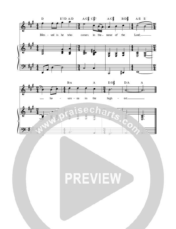 Sanctus Rhythm/Vocal (Village Lights / Dee Wilson)