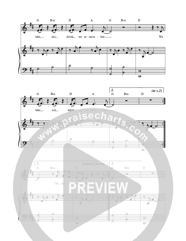 Take Eat Drink Rhythm/Vocal (Village Lights / Sarah Kroger)