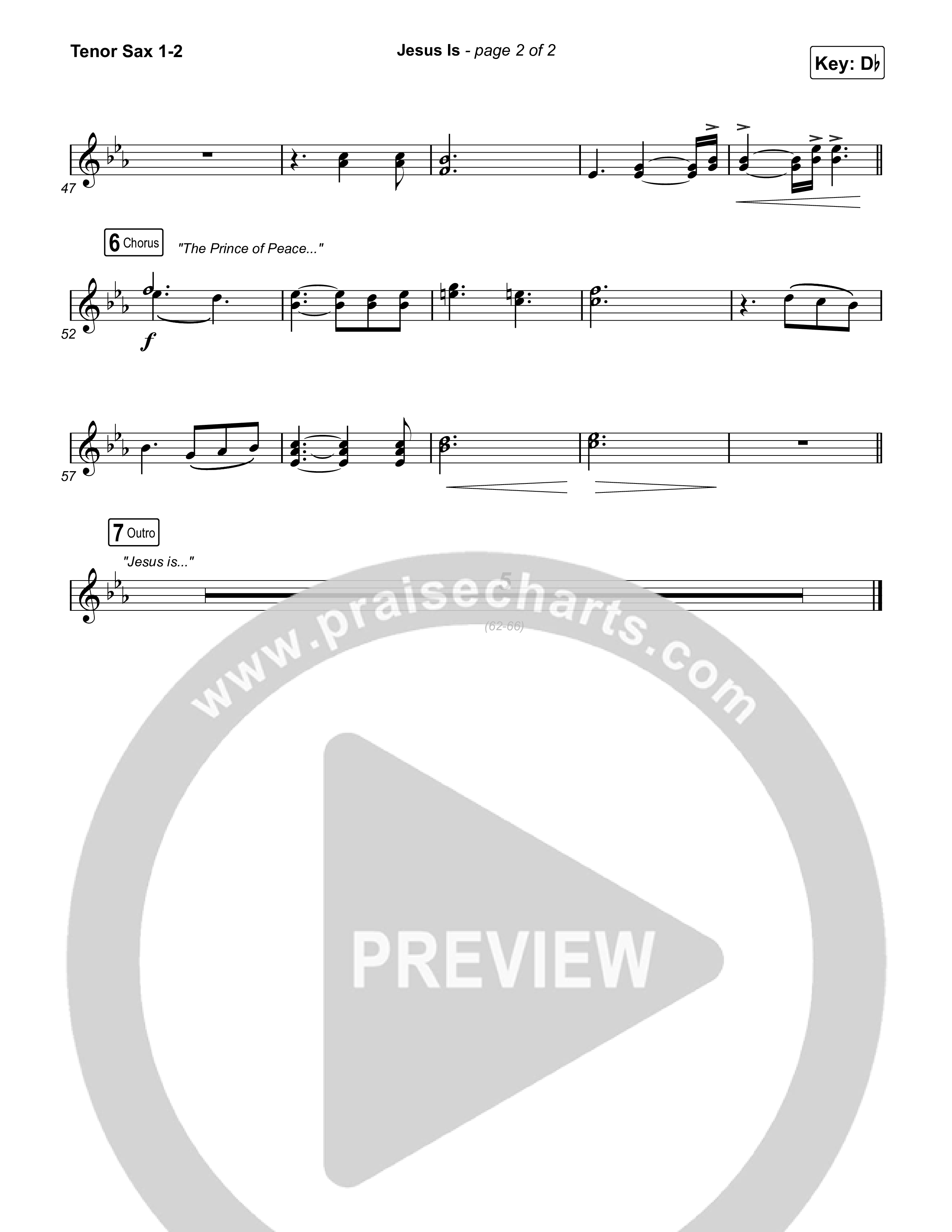 Jesus Is Tenor Sax 1,2 (Leanna Crawford)