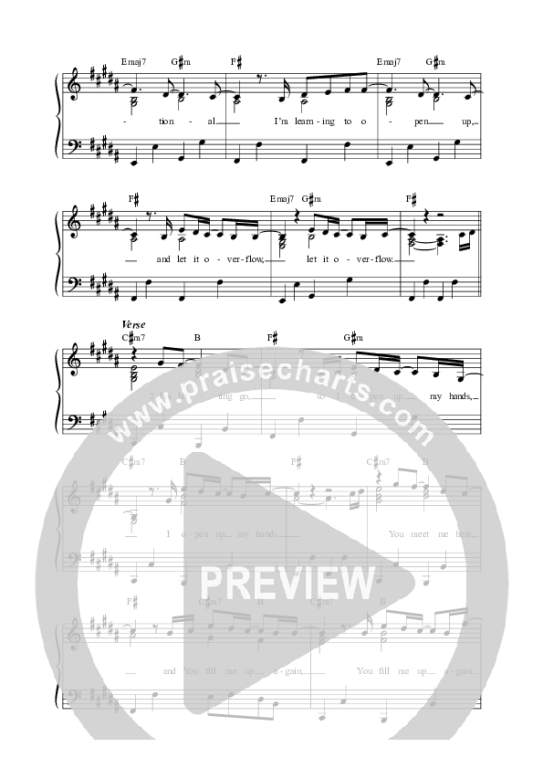 Freely You Give (Live) Lead Sheet Melody (Vineyard Worship / Joshua Williams)