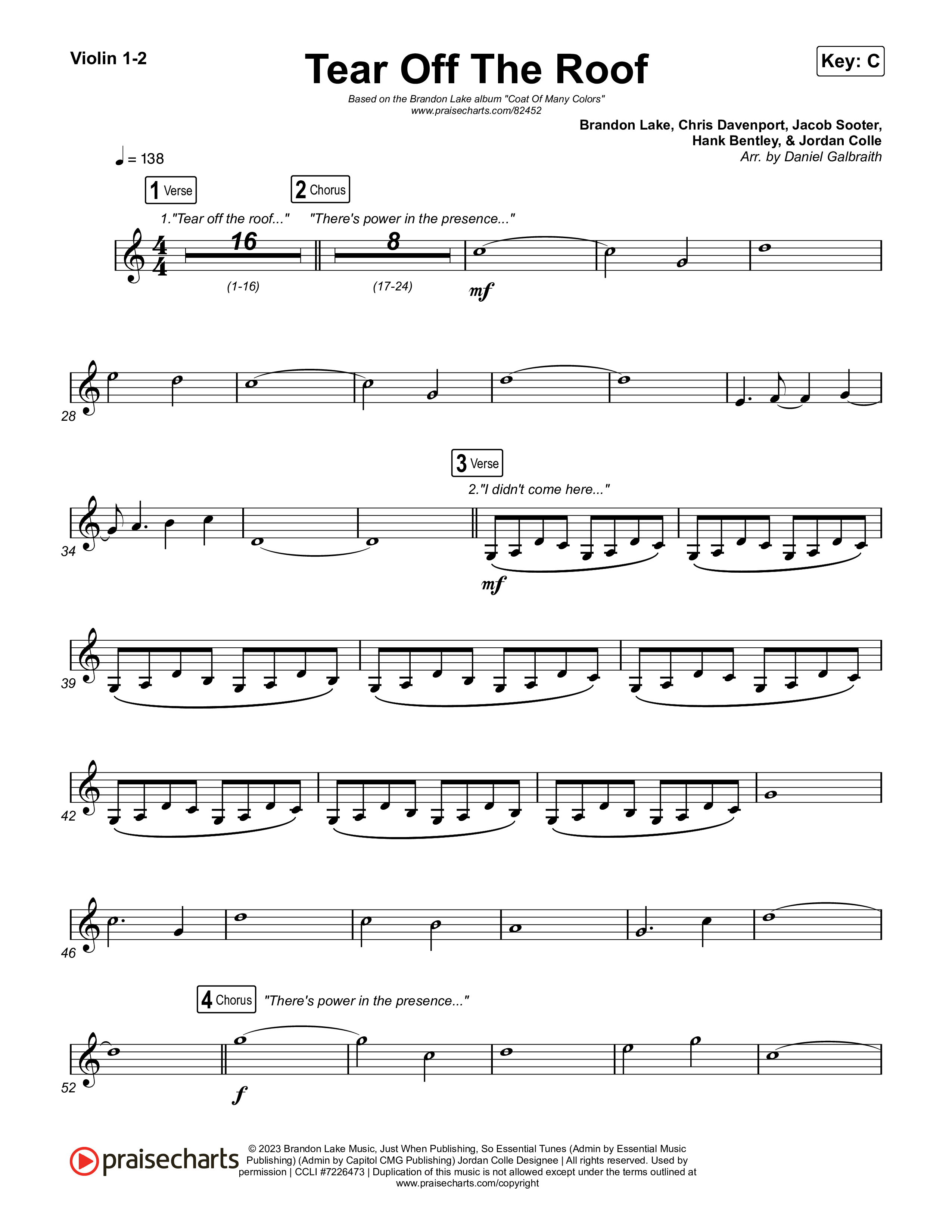 Tear Off The Roof String Pack (Brandon Lake)