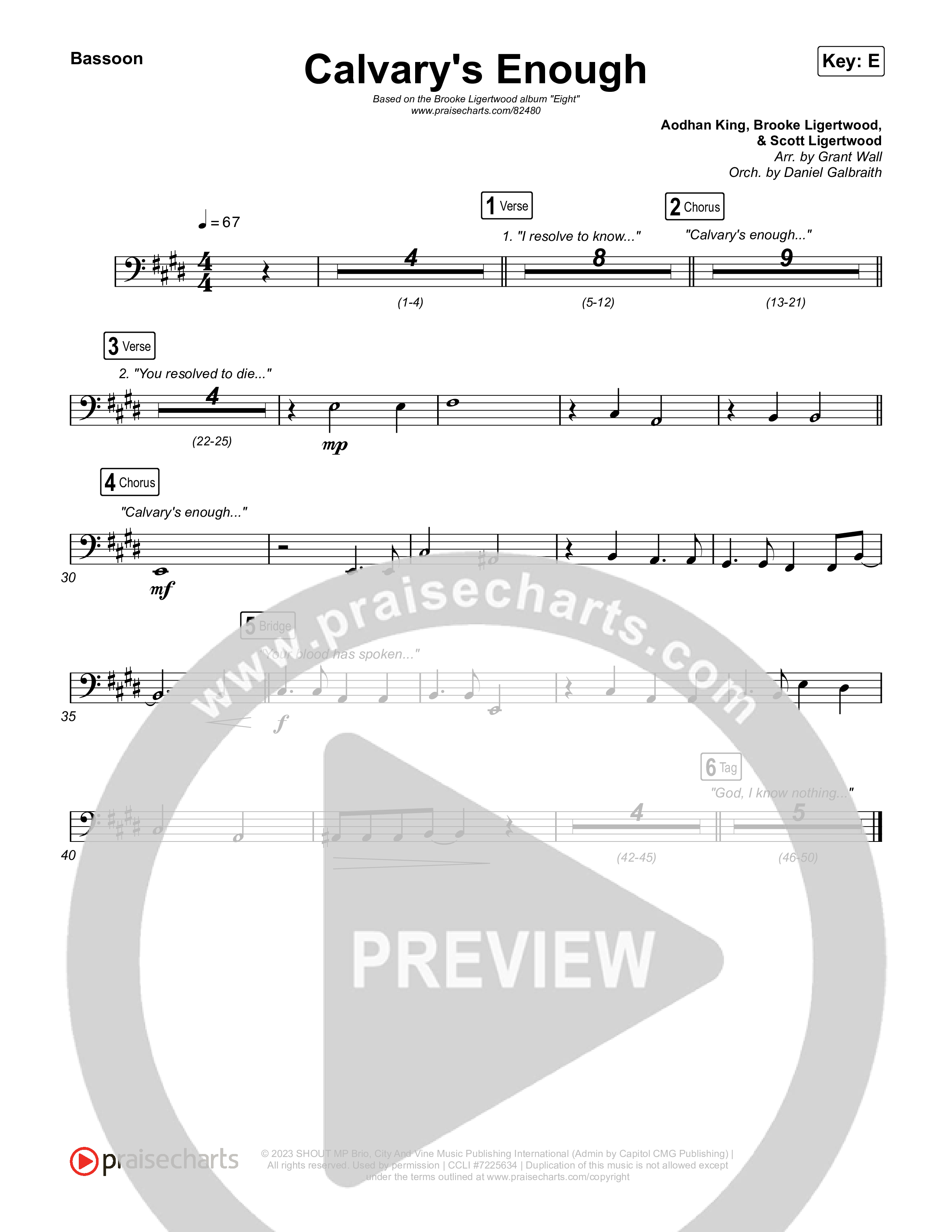 Calvary's Enough Bassoon (Brooke Ligertwood)