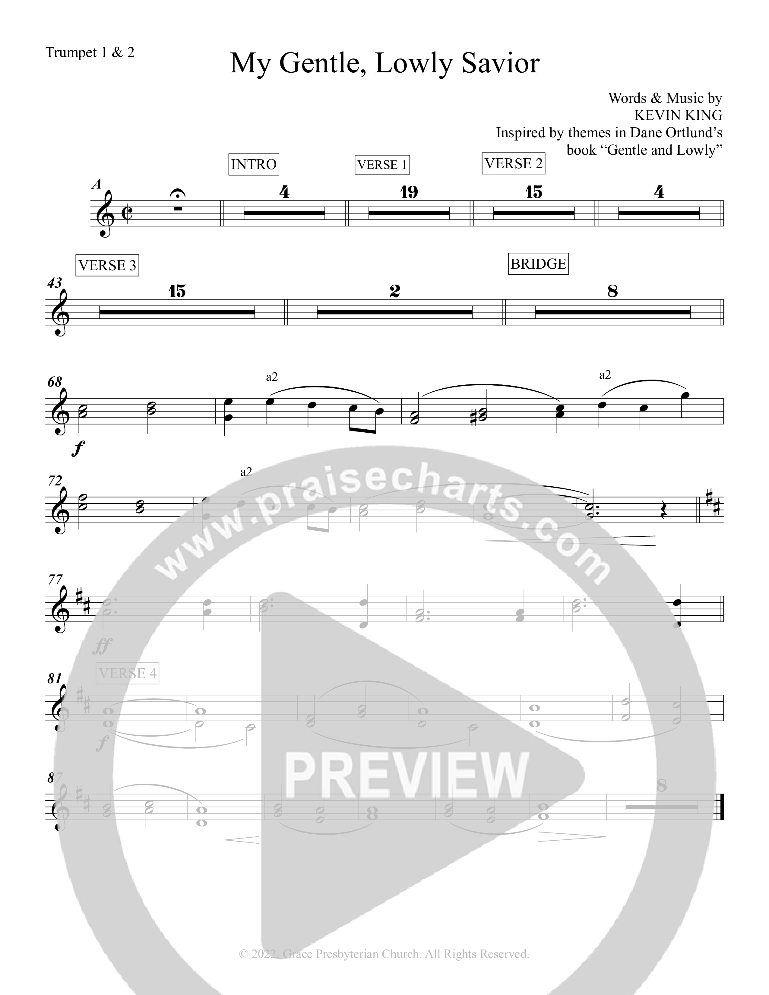 My Gentle Lowly Savior Brass Pack (Grace Worship)