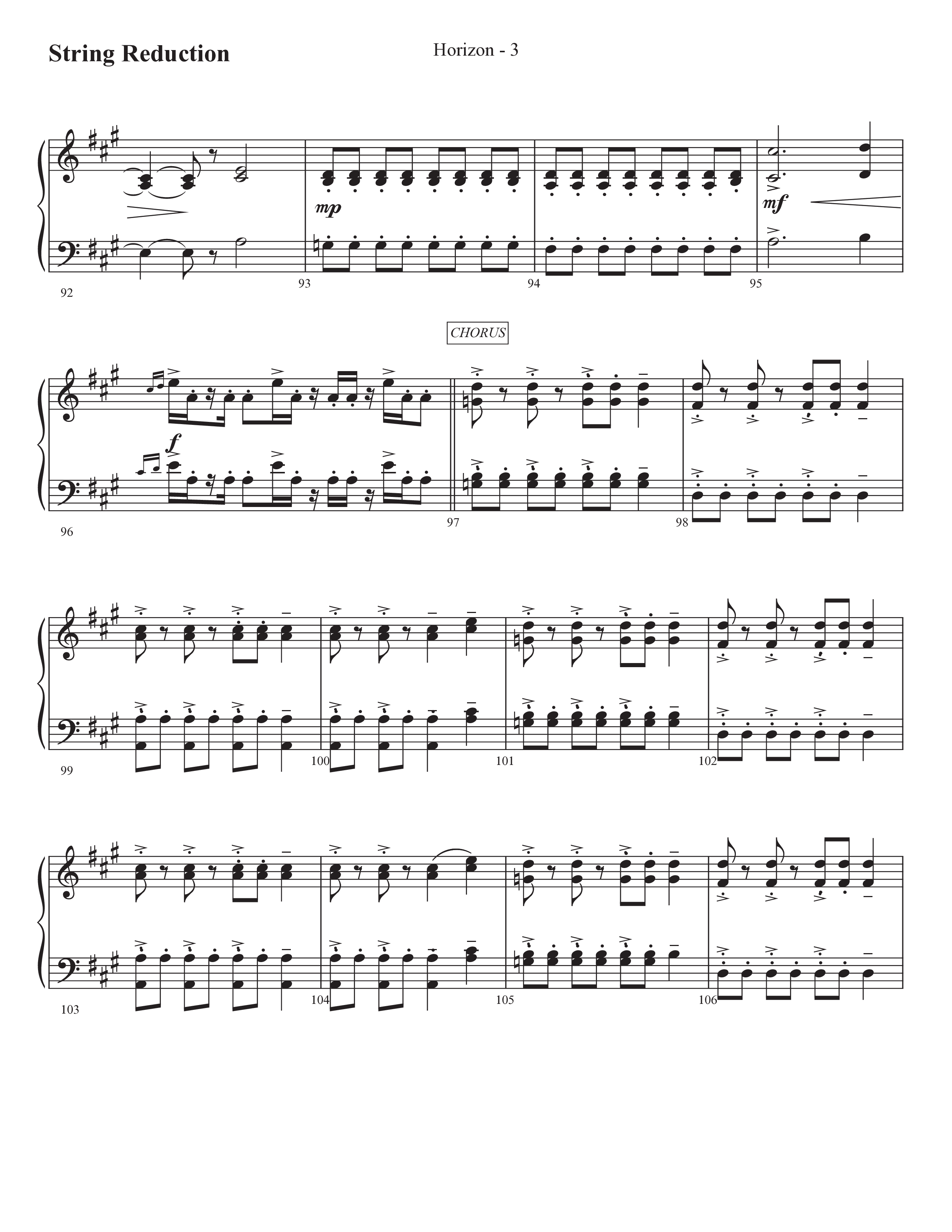 Horizon (Choral Anthem SATB) String Reduction (Prestonwood Worship / Prestonwood Choir / Michael Neale / Orch. Jonathan Walker)