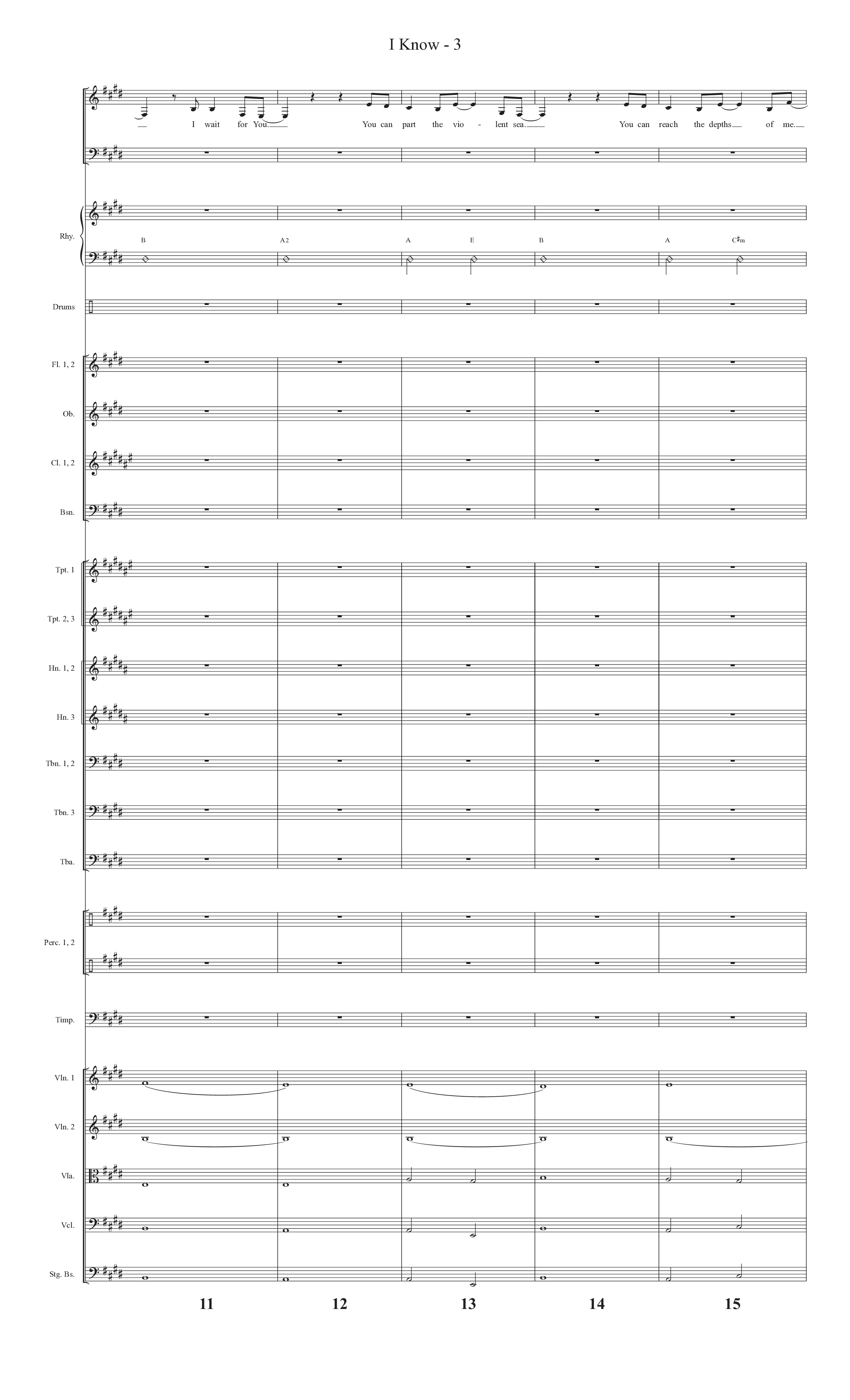 I Know (Choral Anthem SATB) Conductor's Score (Prestonwood Worship / Prestonwood Choir / Arr. Jonathan Walker)