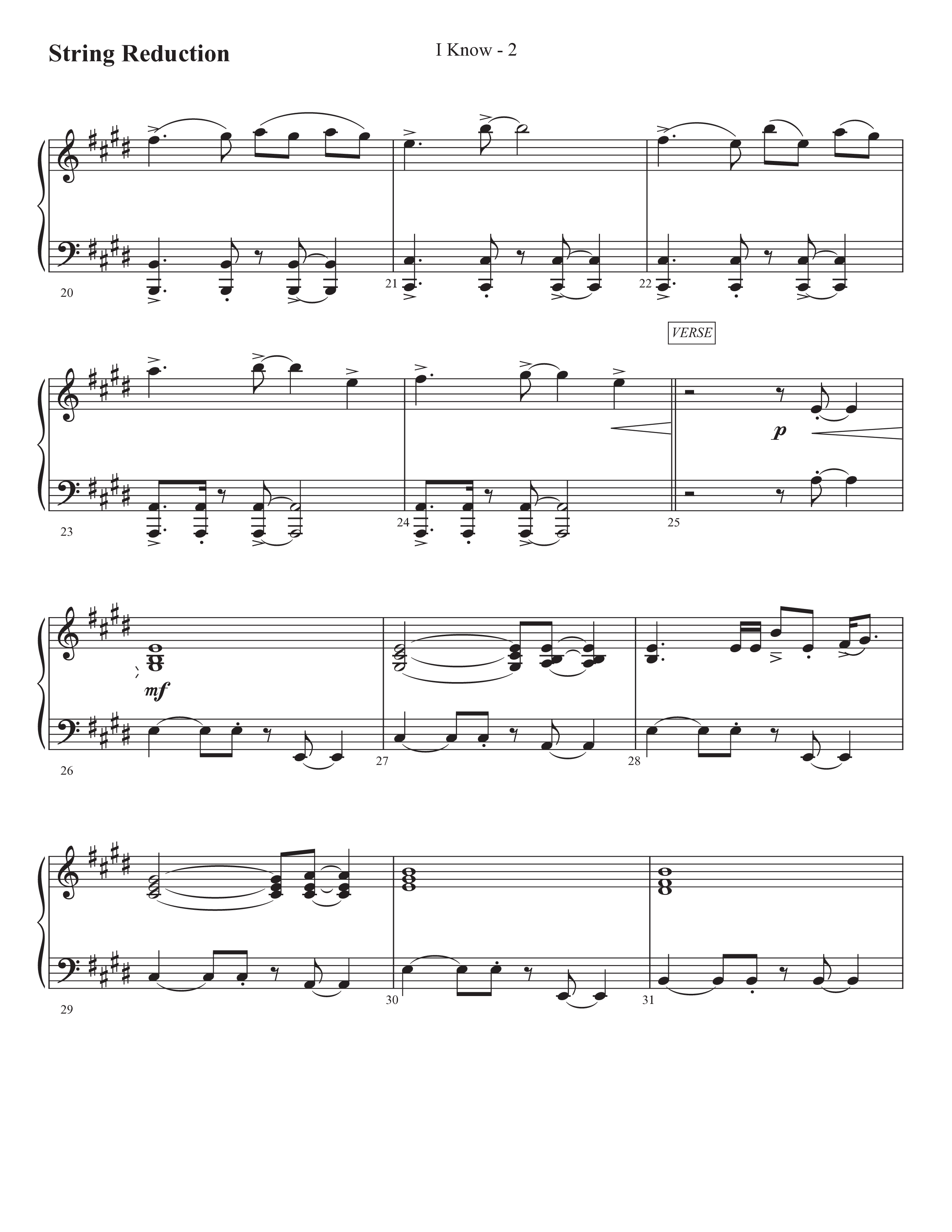 I Know (Choral Anthem SATB) String Reduction (Prestonwood Worship / Prestonwood Choir / Arr. Jonathan Walker)