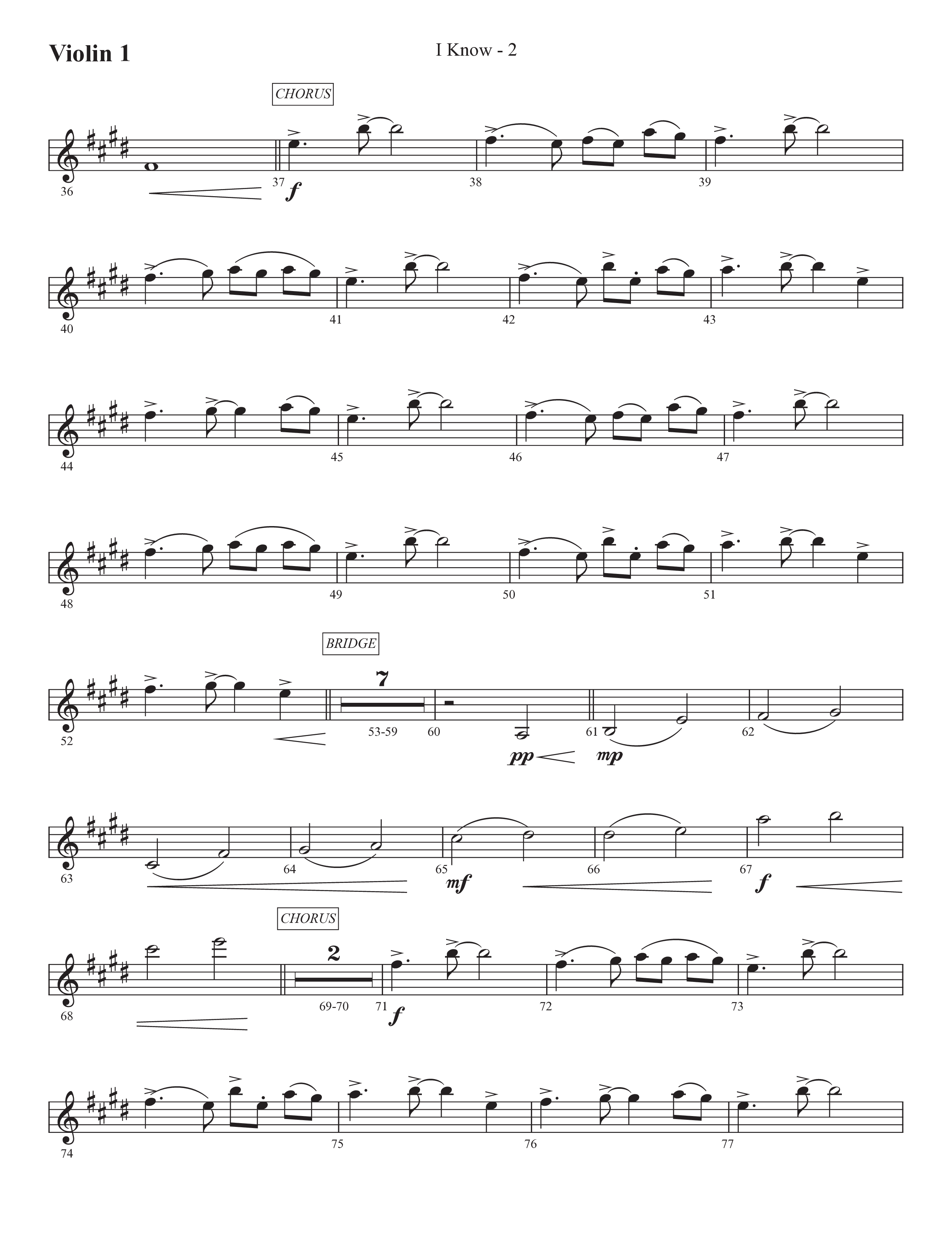 I Know (Choral Anthem SATB) String Ensemble (Prestonwood Worship / Prestonwood Choir / Arr. Jonathan Walker)