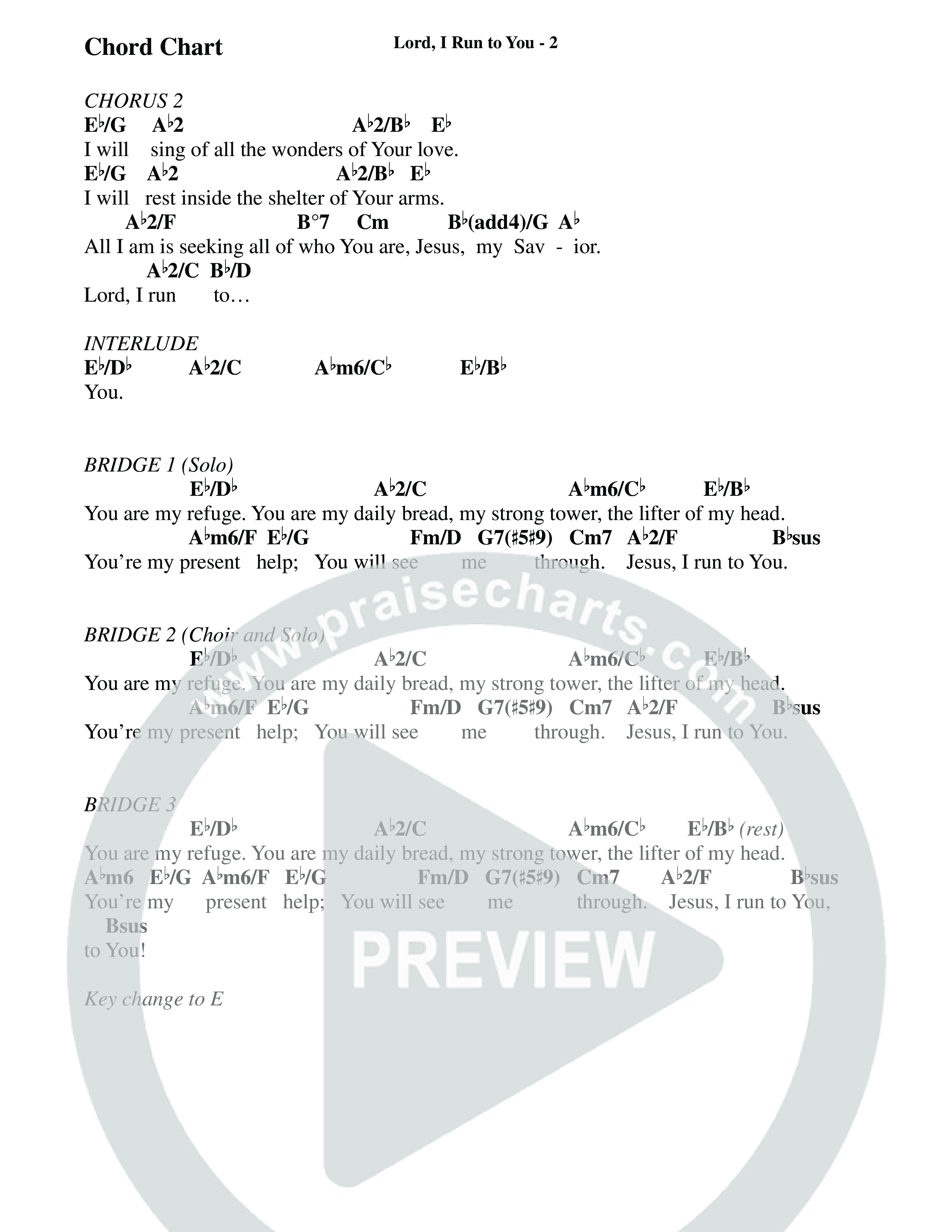 Lord I Run To You (Choral Anthem SATB) Chords & Lyrics (Prestonwood Worship / Prestonwood Choir / Arr. Michael Neale / Arr. Carson Wagner)