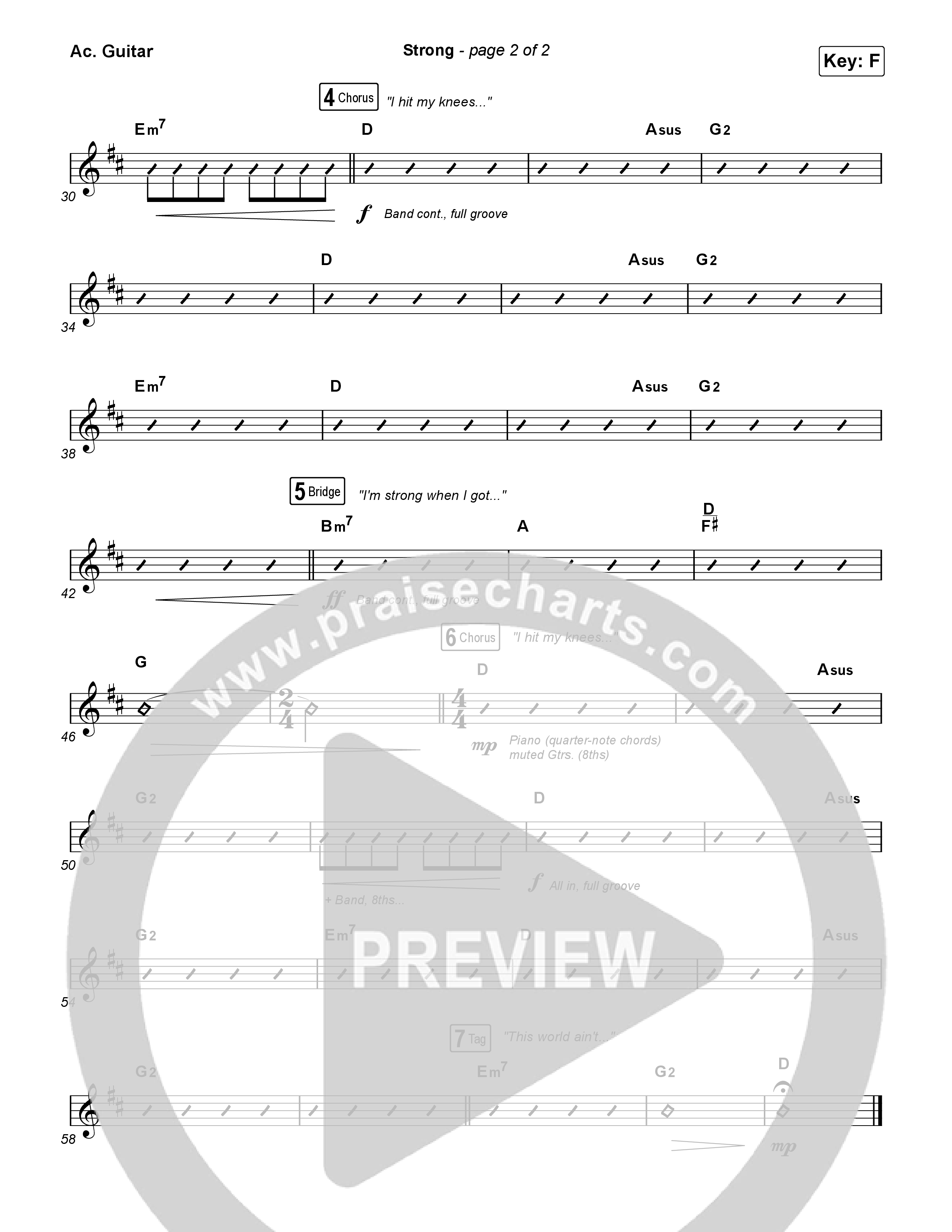 Strong Acoustic Guitar (Anne Wilson)