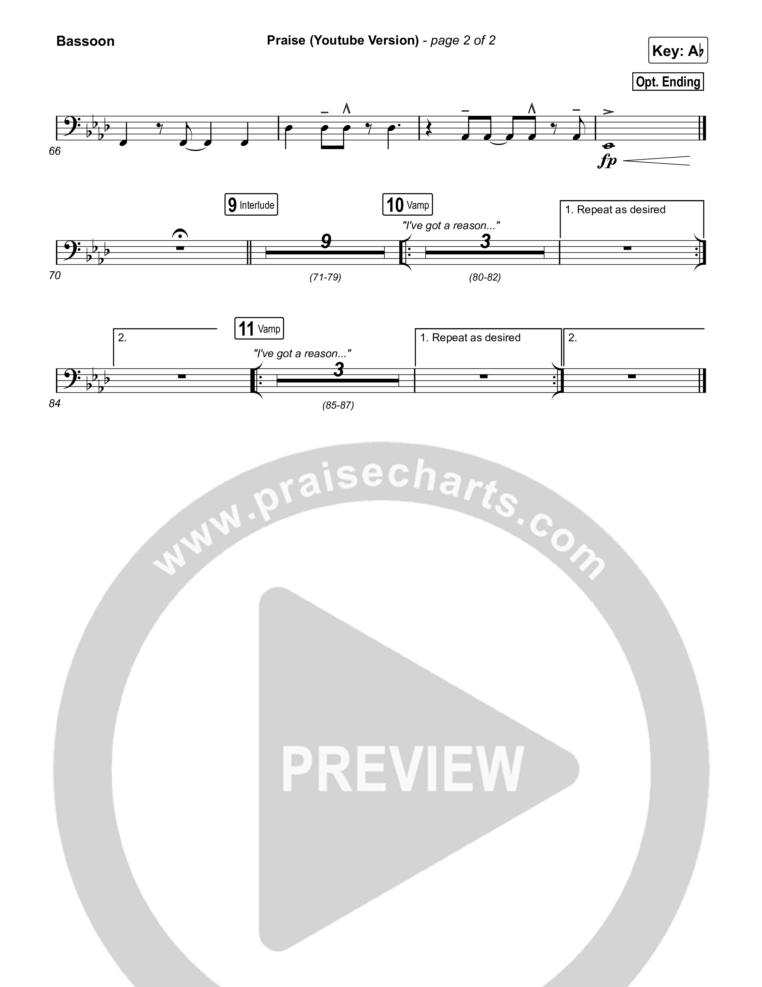 Praise Bassoon (Elevation Worship / Elevation Choir)