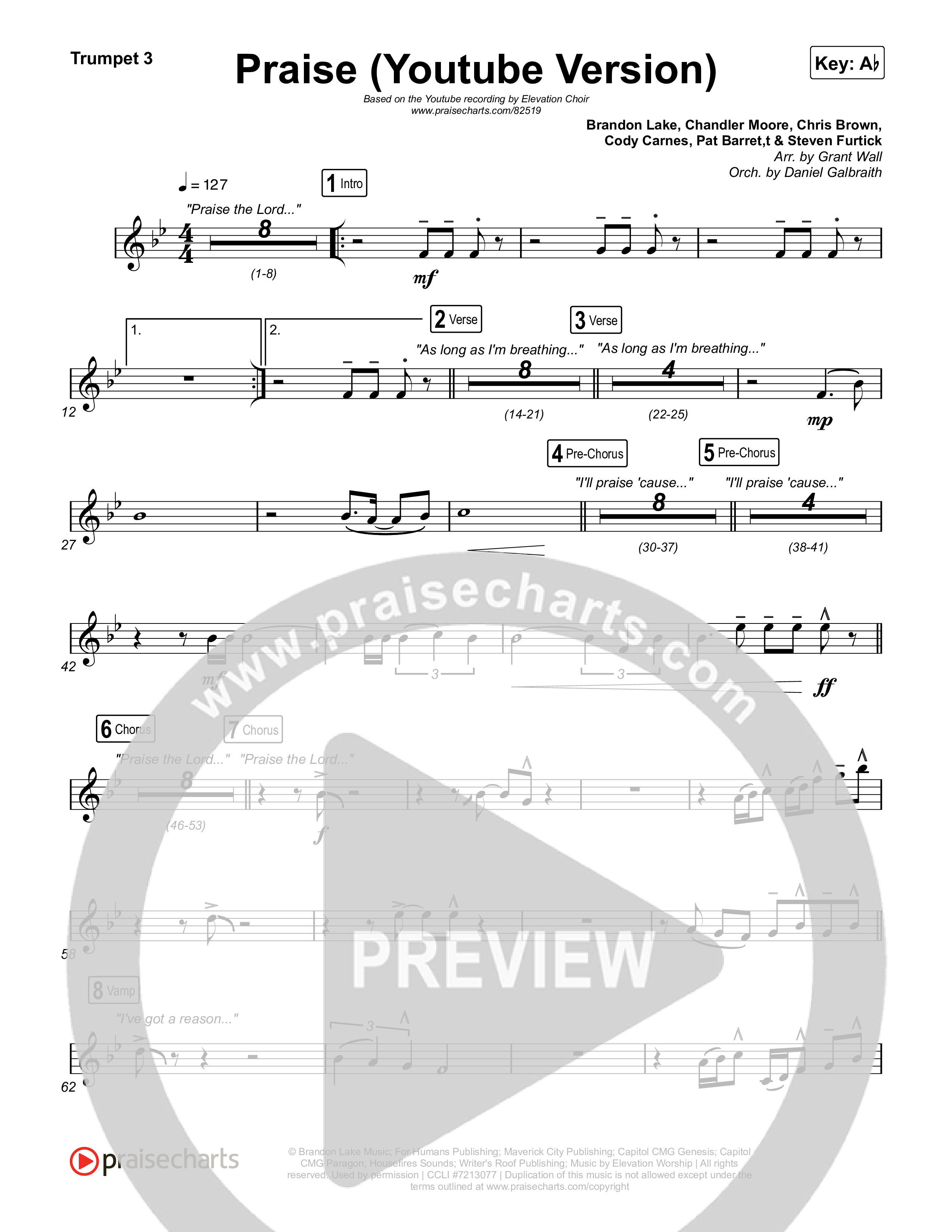 Praise Trumpet 1,2 (Elevation Worship / Elevation Choir)