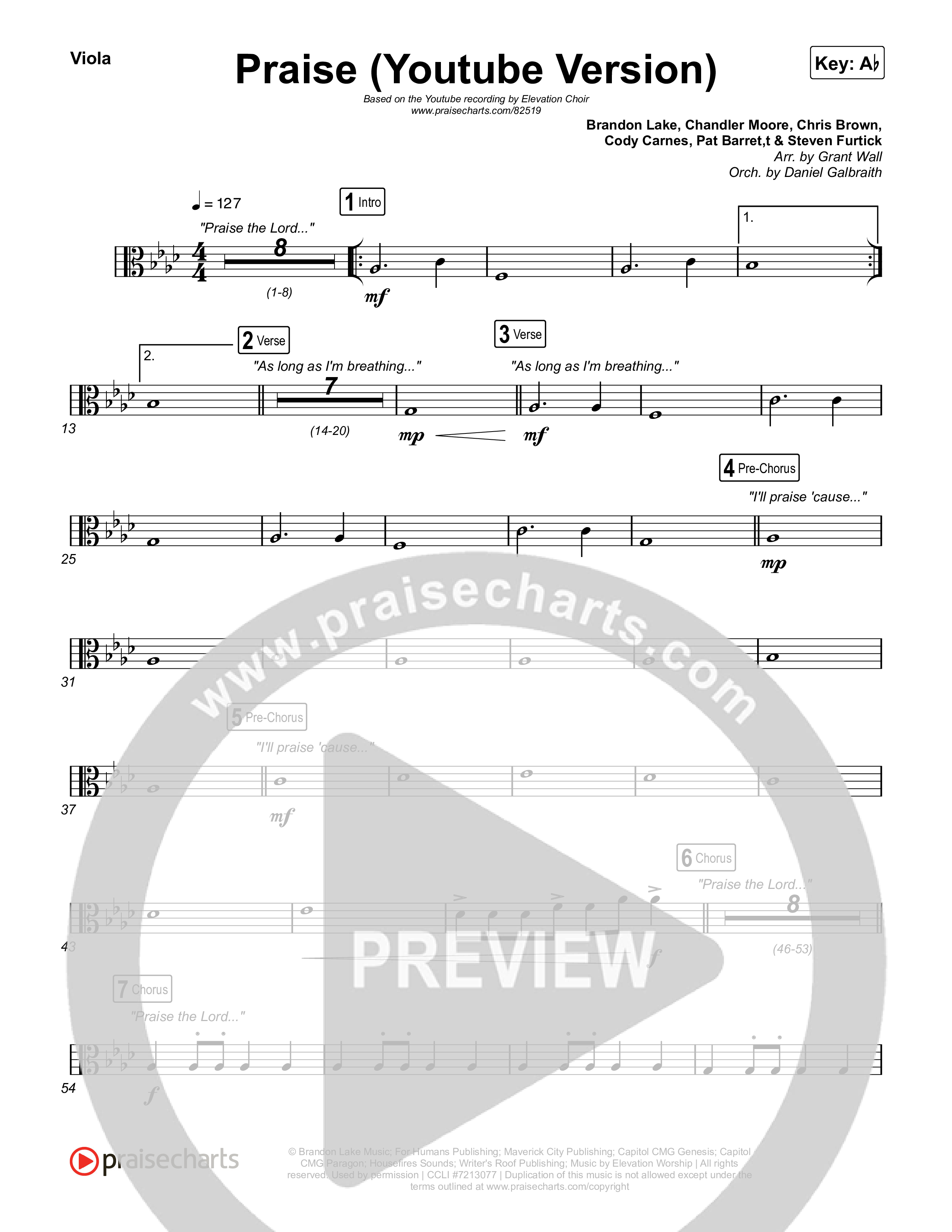 Praise Viola (Elevation Worship / Elevation Choir)