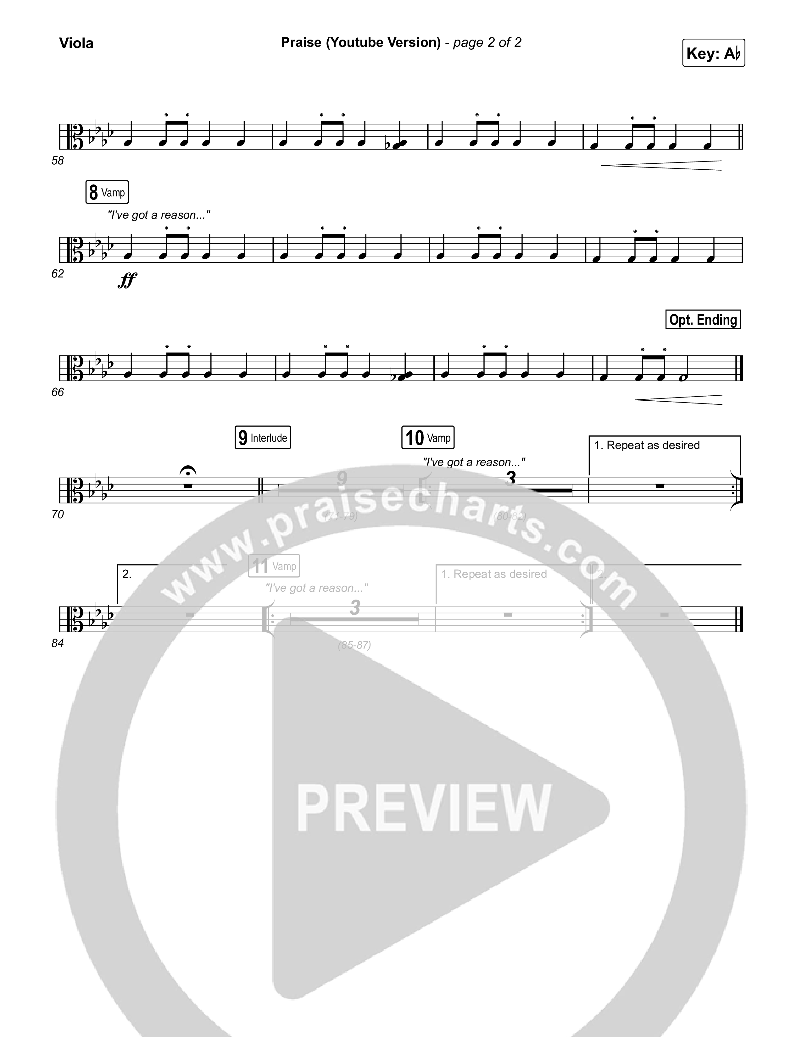 Praise Viola (Elevation Worship / Elevation Choir)