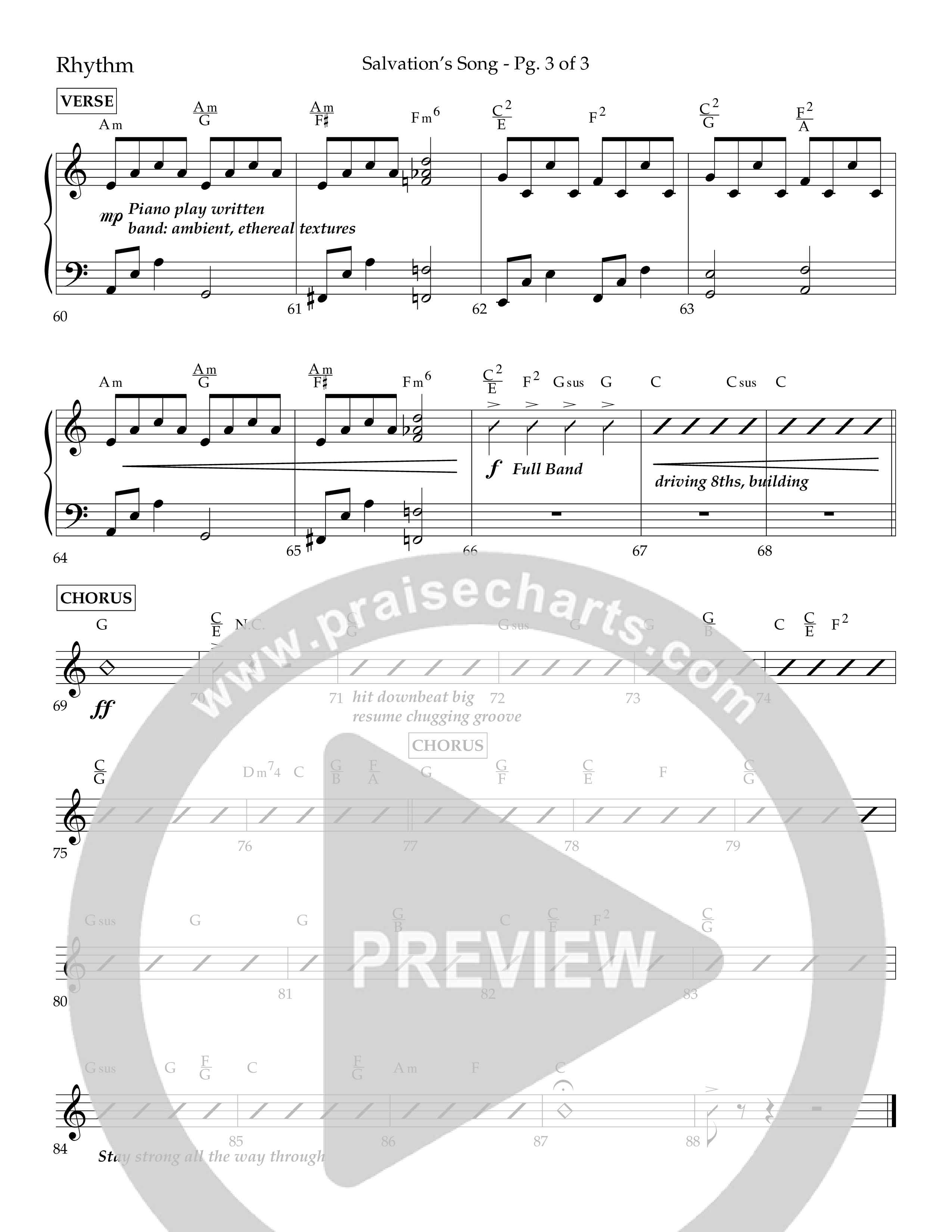 Loved Before The Dawn Of Time (Salvation's Song) (Choral Anthem SATB) Lead Melody & Rhythm (Lifeway Choral / Arr. Joshua Spacht)