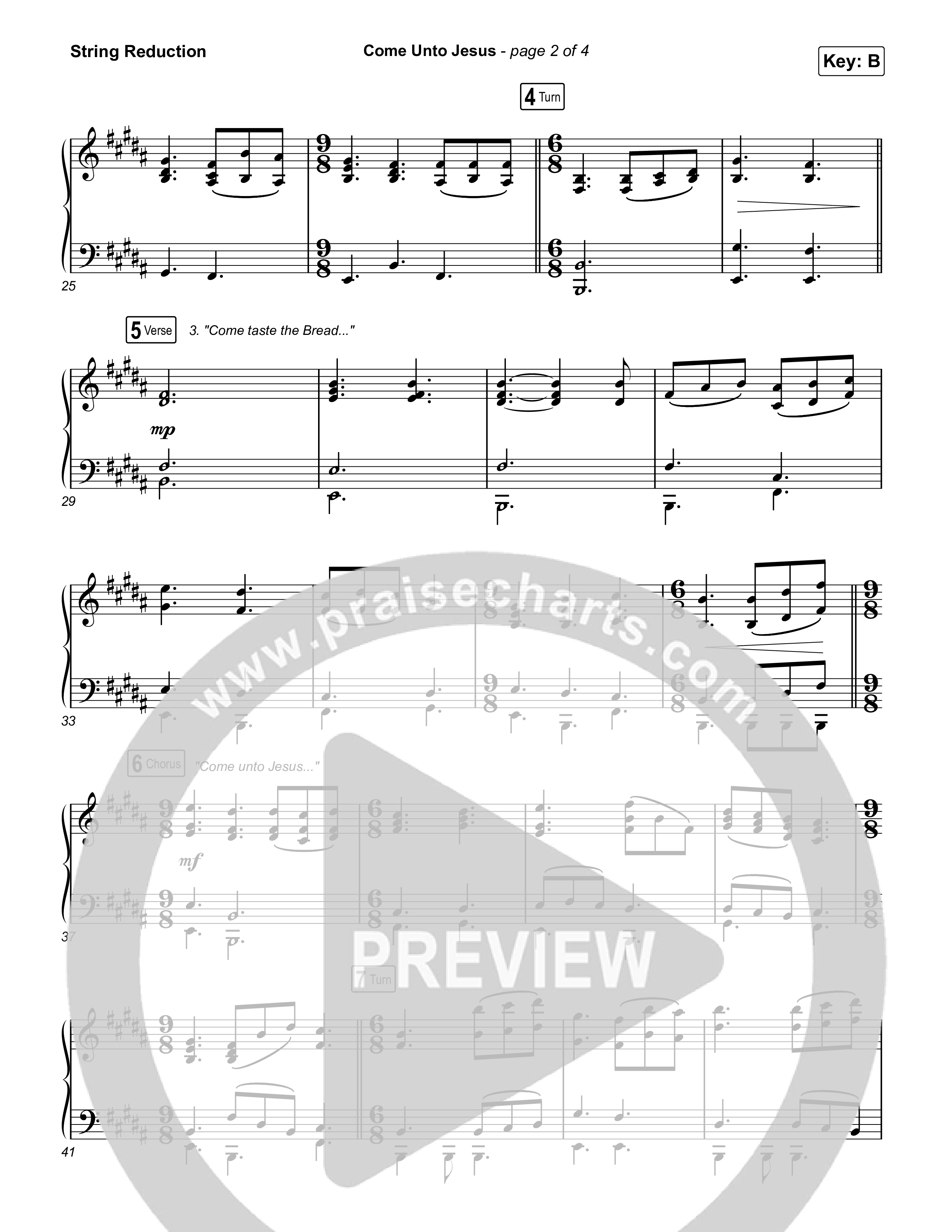 Come Unto Jesus (Acoustic) String Reduction (Keith & Kristyn Getty / Laura Story / Jordan Kauflin)