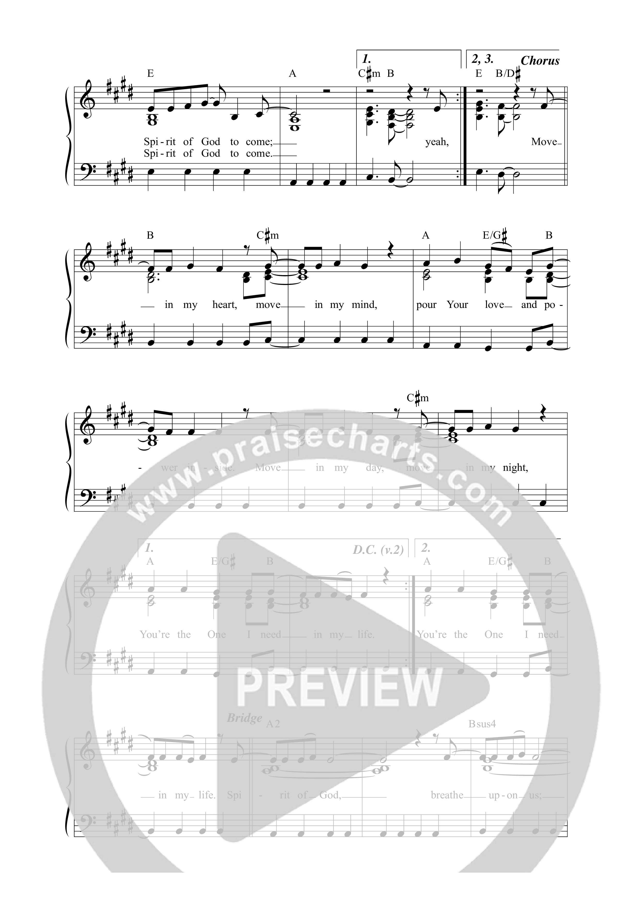 Move (Live) Lead Sheet Melody (Worship For Everyone / Nick & Becky Drake / Daisy Drake)
