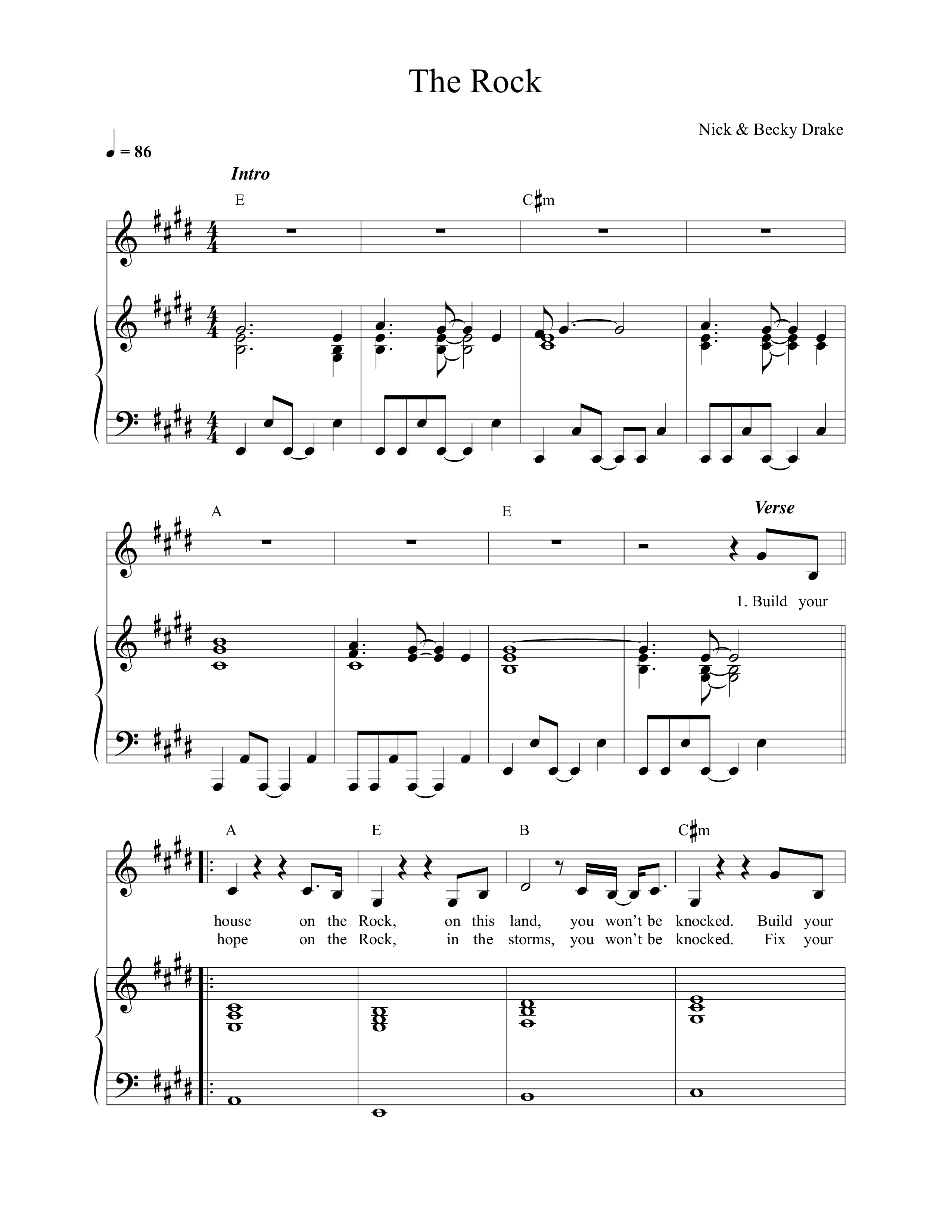 The Rock (Live) Rhythm/Vocal (Worship For Everyone / Nick & Becky Drake / Zo Chilengwe)