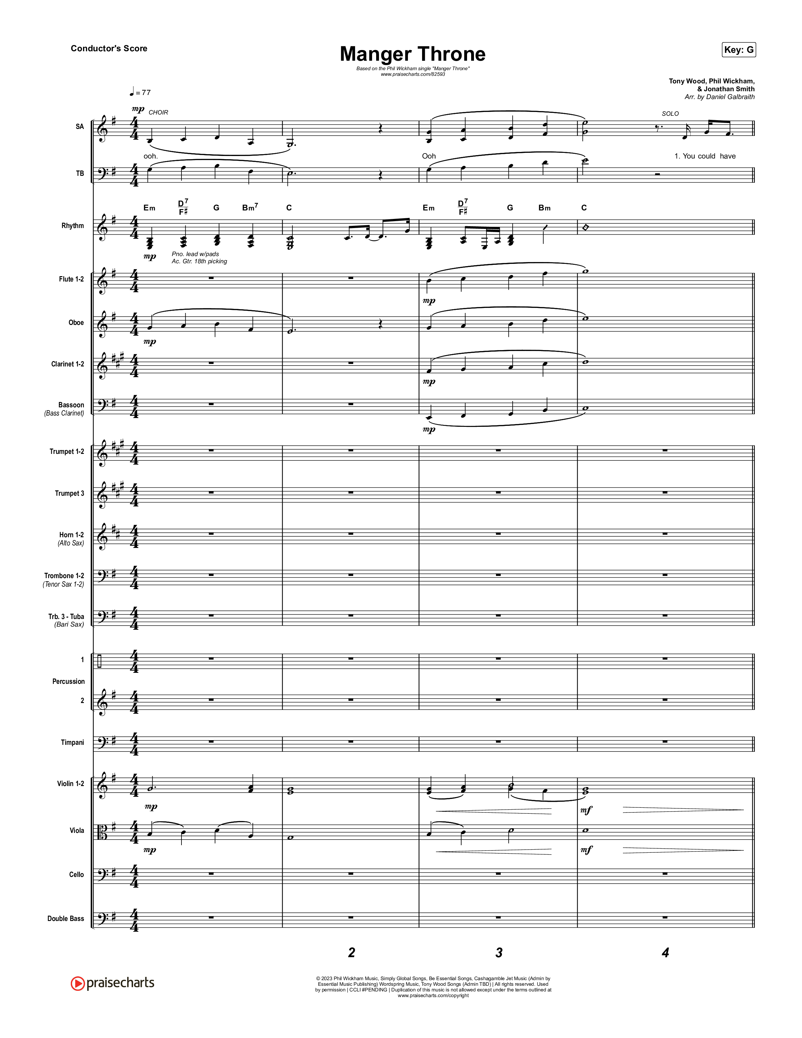 Manger Throne Orchestration (Phil Wickham)