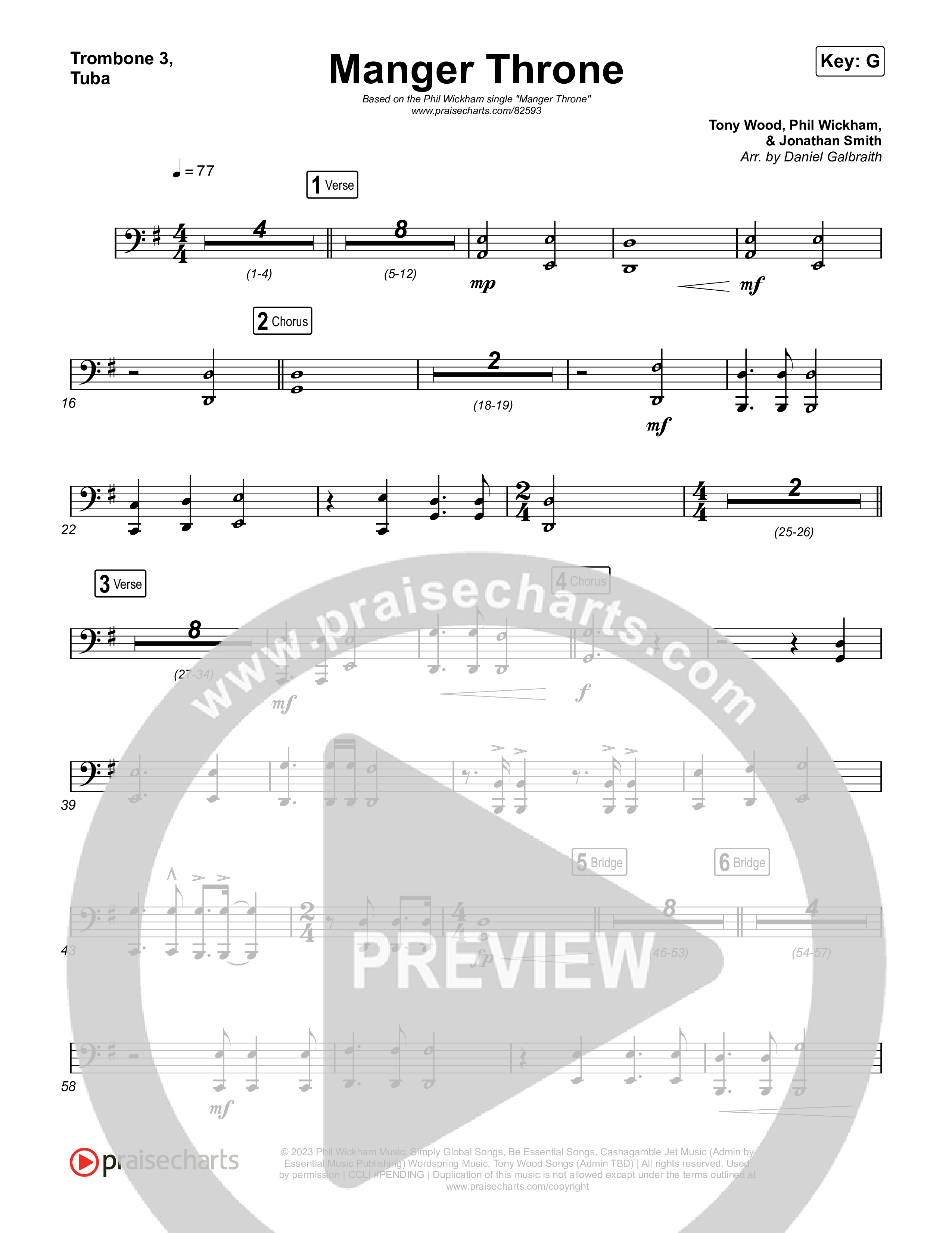 Manger Throne Trombone 3/Tuba (Phil Wickham)