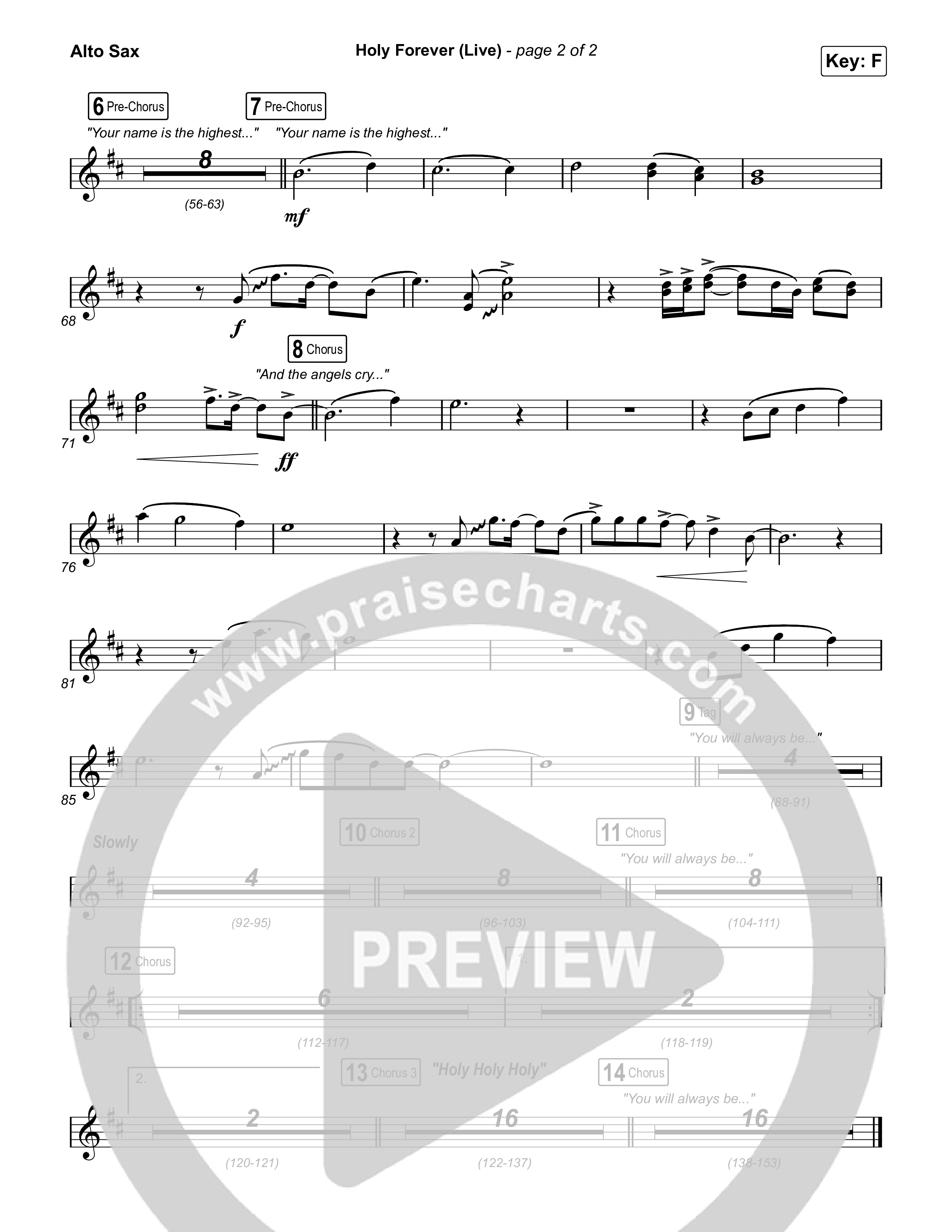 Holy Forever (Live) Sax Pack (CeCe Winans)