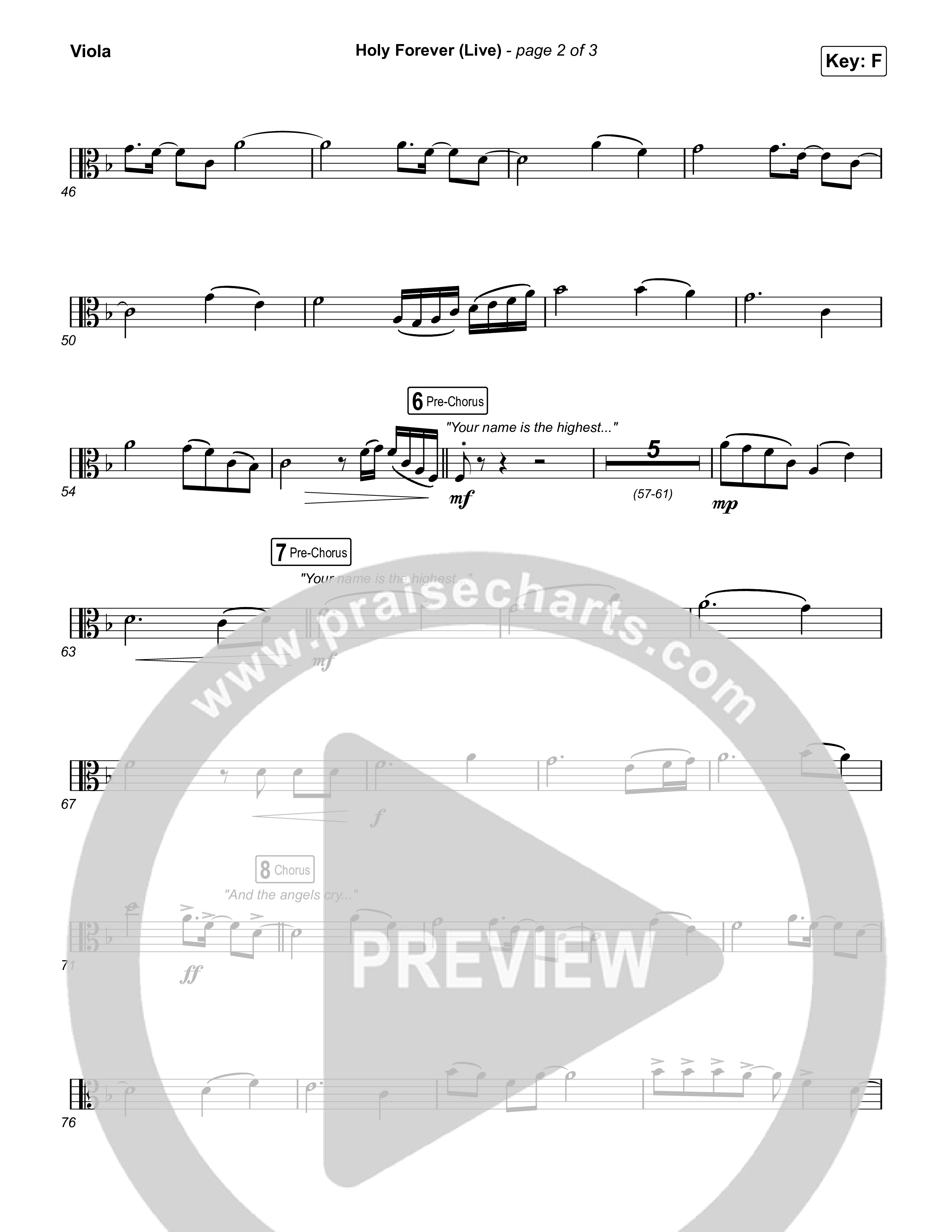 Holy Forever (Live) Viola (CeCe Winans)