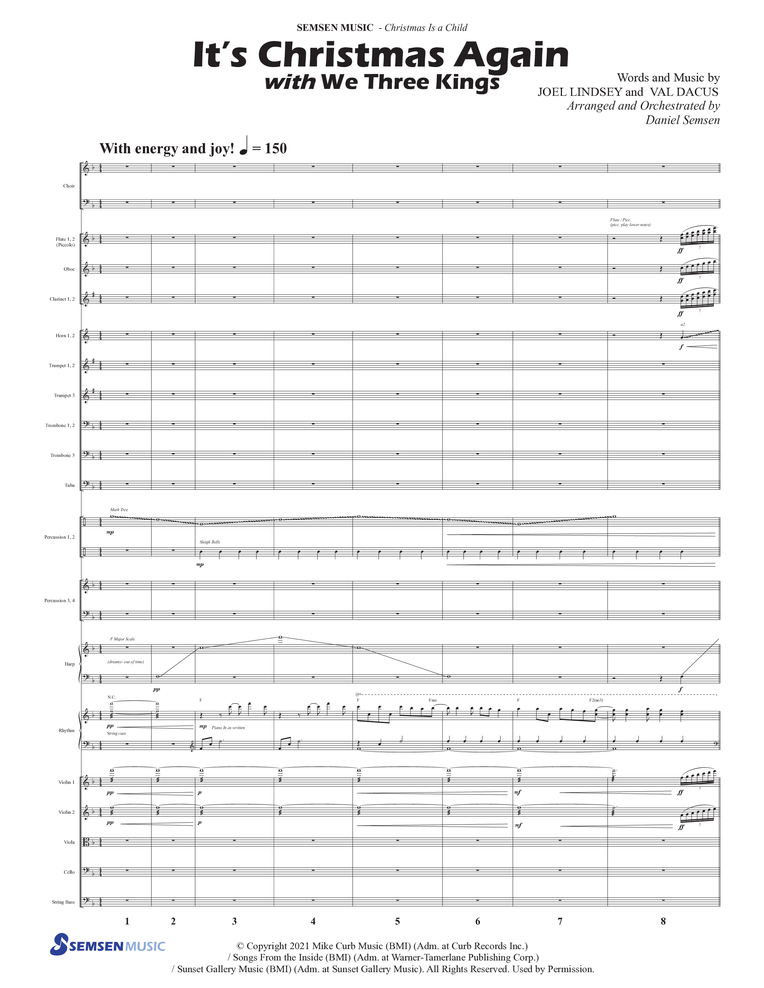 Christmas Is A Child (5 Song Choral Collection) Song 1 (Orchestration) (Semsen Music / Arr. Daniel Semsen)