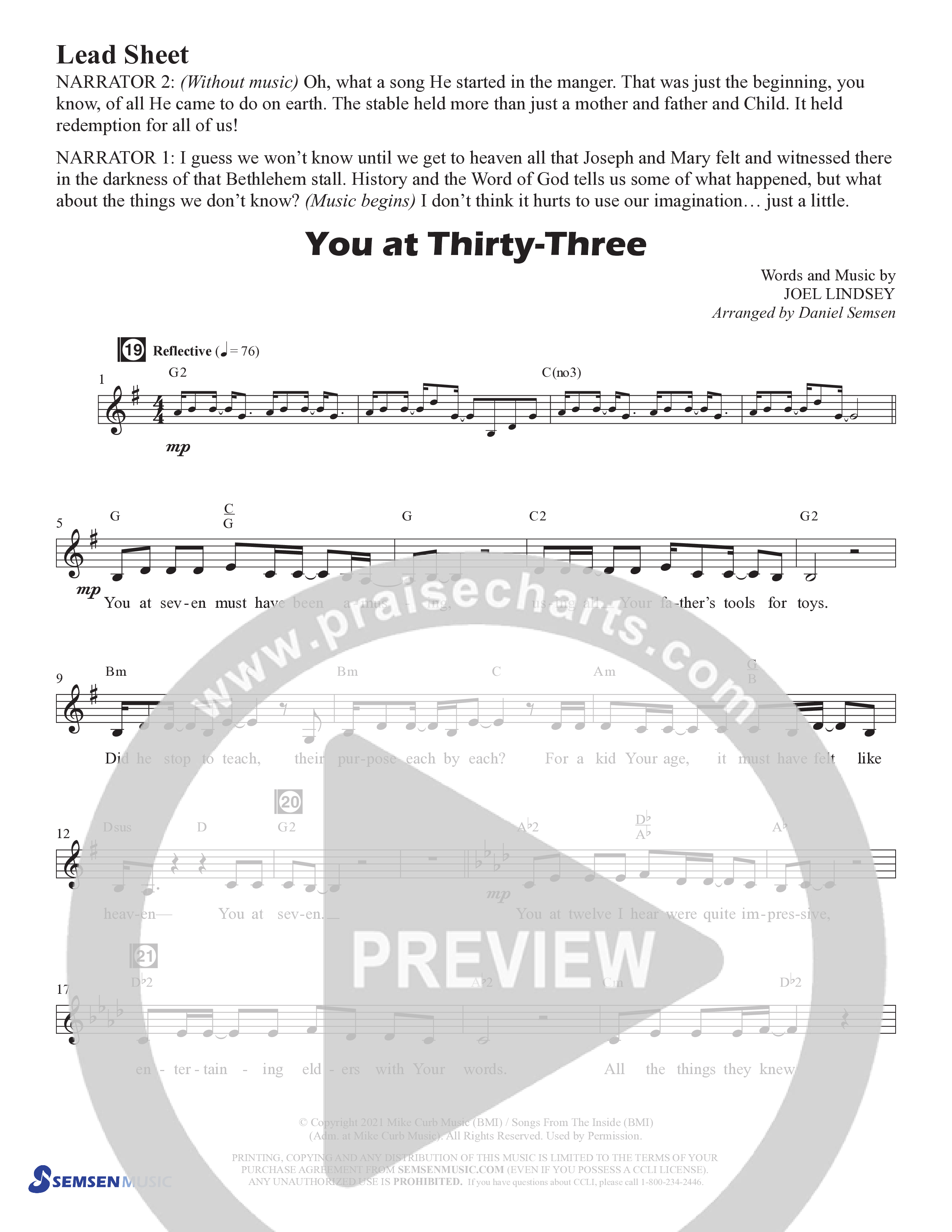 Christmas Is A Child (5 Song Choral Collection) Song 3 (Lead & Chords) (Semsen Music / Arr. Daniel Semsen)