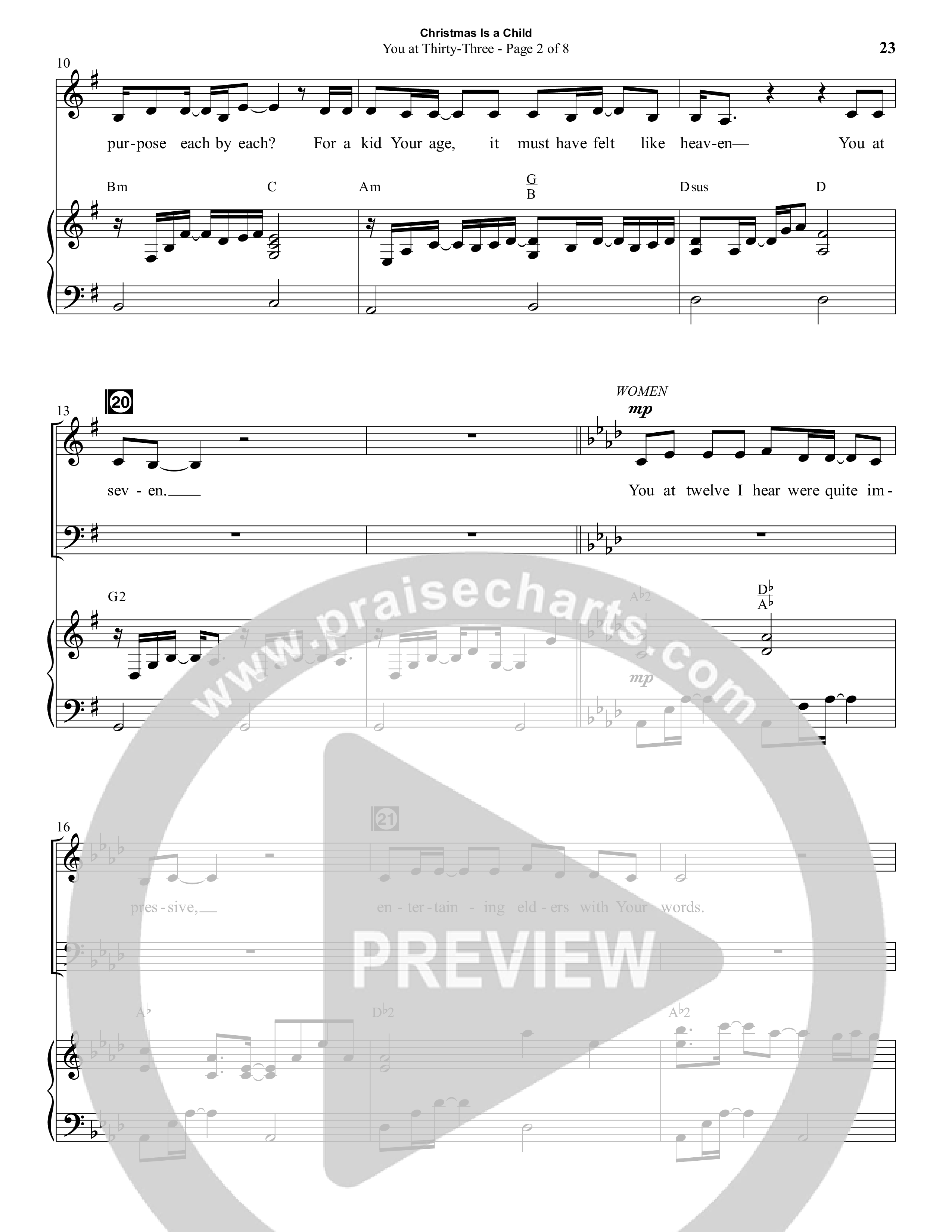 Christmas Is A Child (5 Song Choral Collection) Song 3 (Piano SATB) (Semsen Music / Arr. Daniel Semsen)