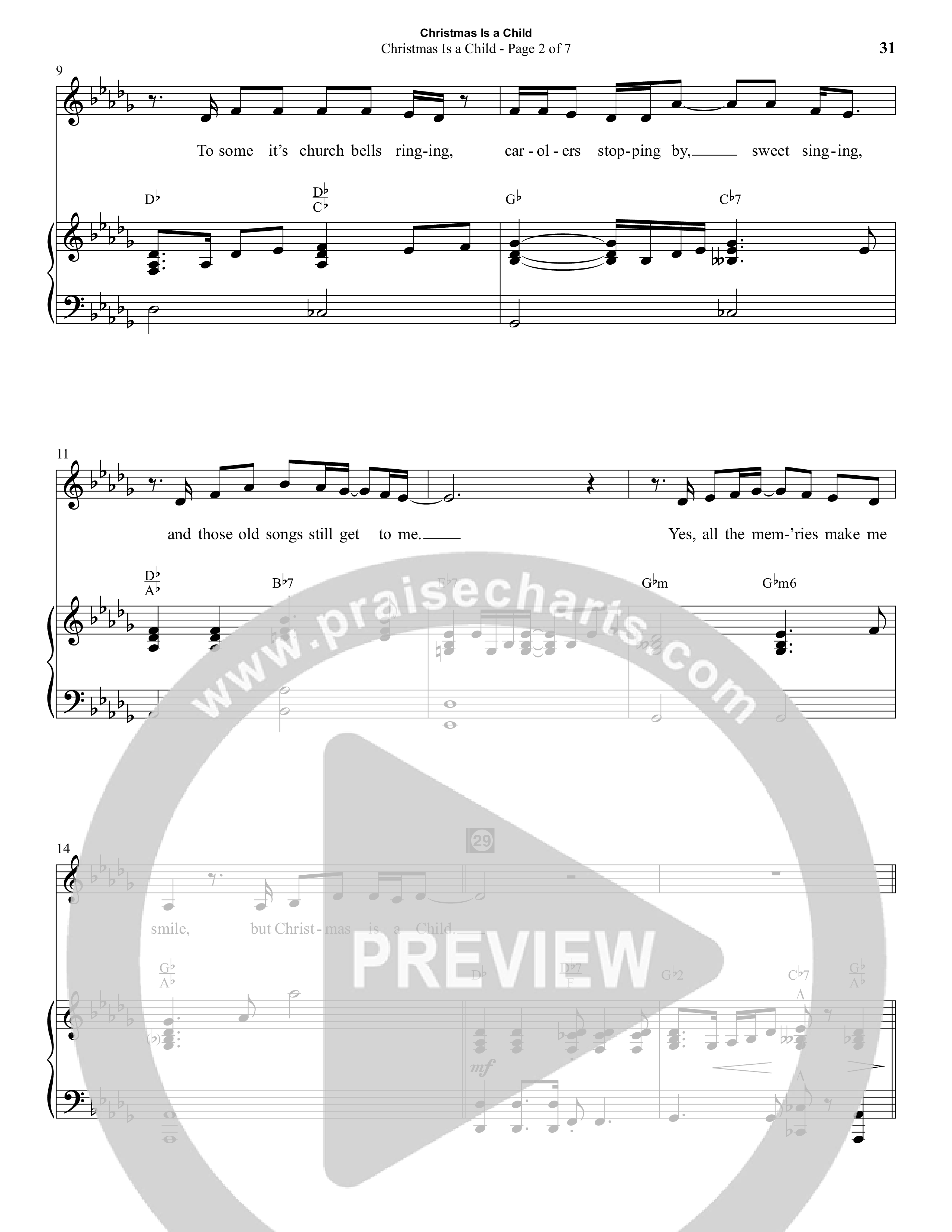 Christmas Is A Child (5 Song Choral Collection) Song 4 (Piano SATB) (Semsen Music / Arr. Daniel Semsen)